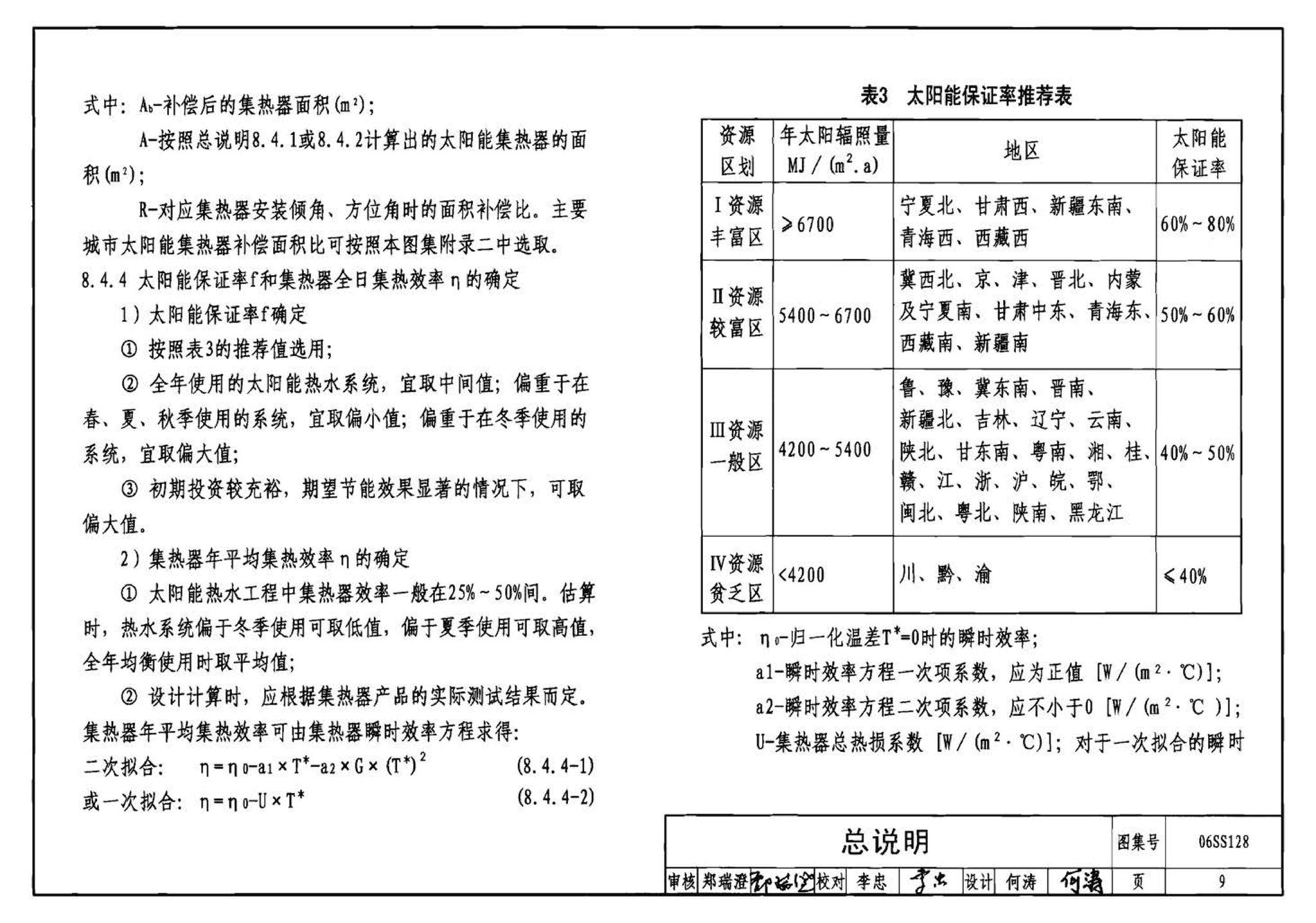 06SS128--太阳能集中热水系统选用与安装