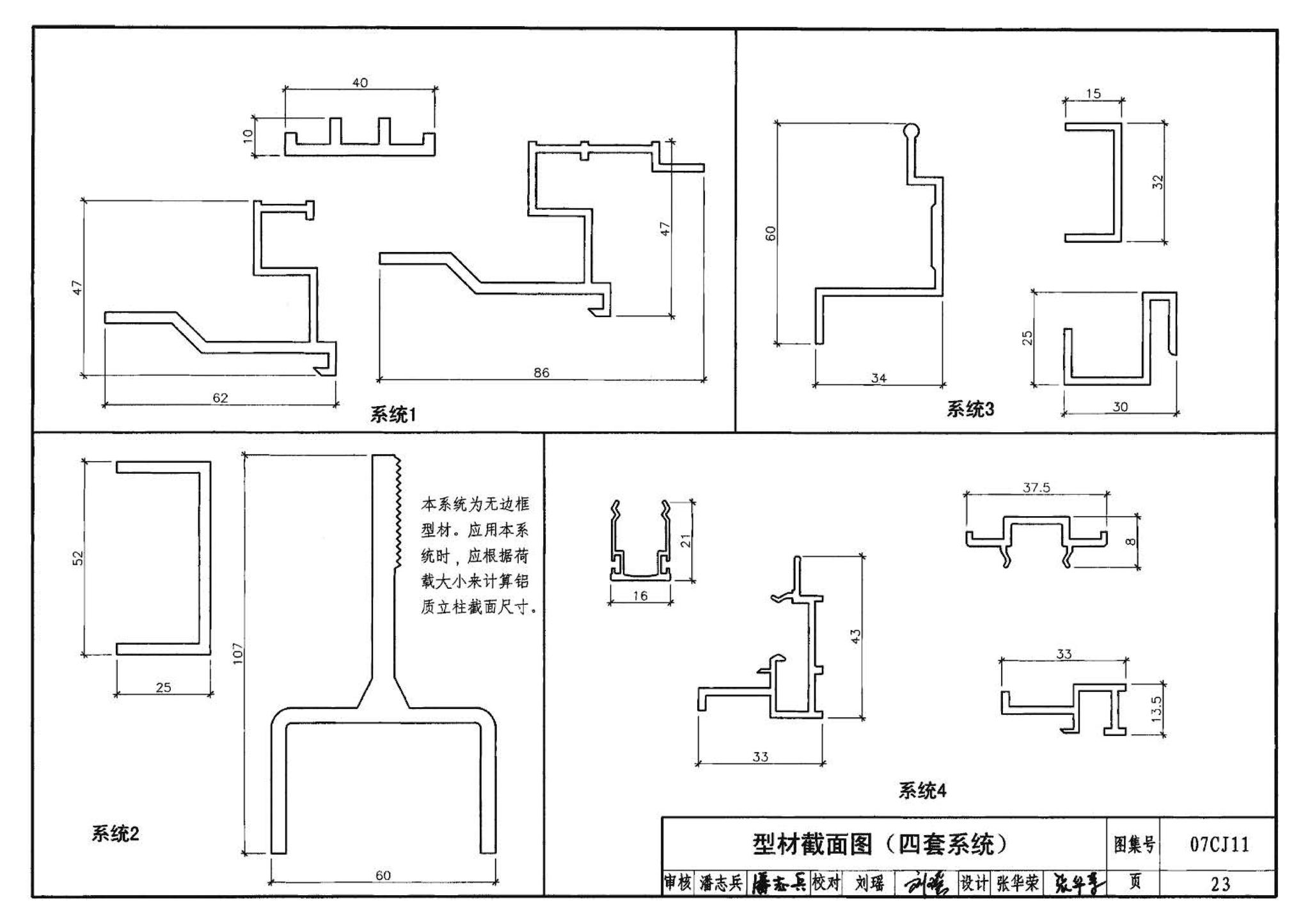 07CJ11--铝塑复合板幕墙建筑构造－“加铝”开放式幕墙系统（参考图集）