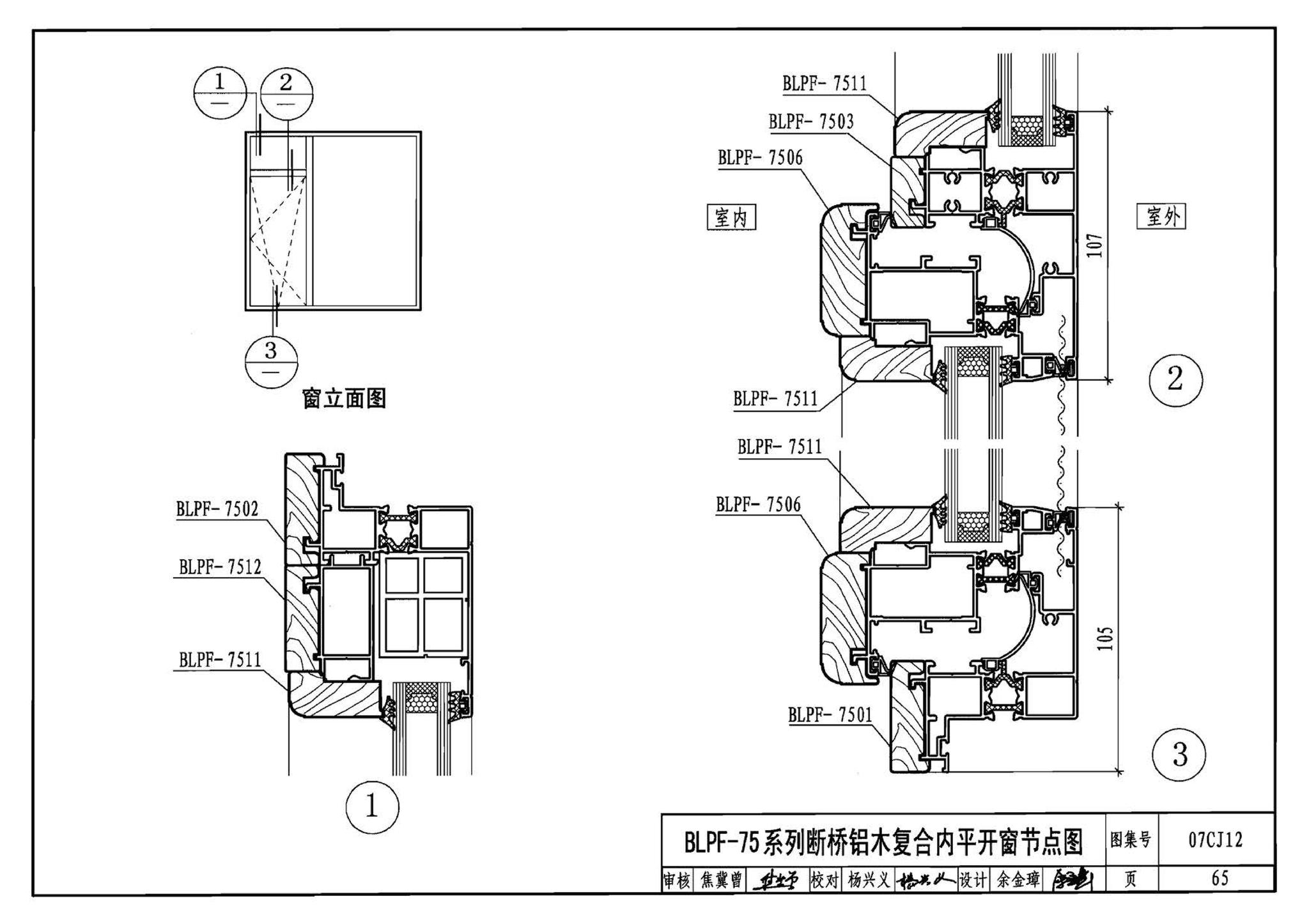 07CJ12--节能铝合金门窗－蓝光系列（参考图集）