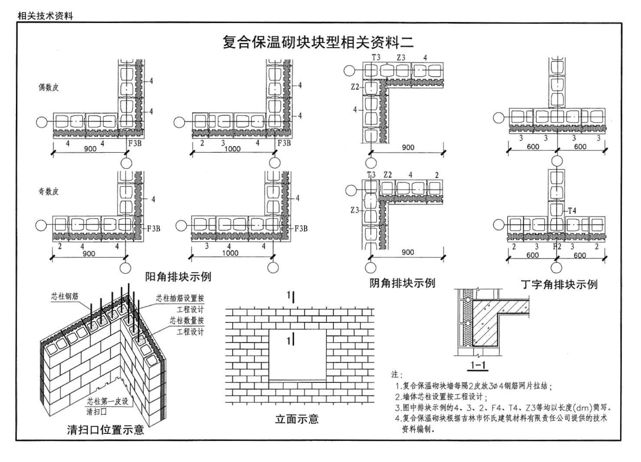 07J107--夹心保温墙建筑构造