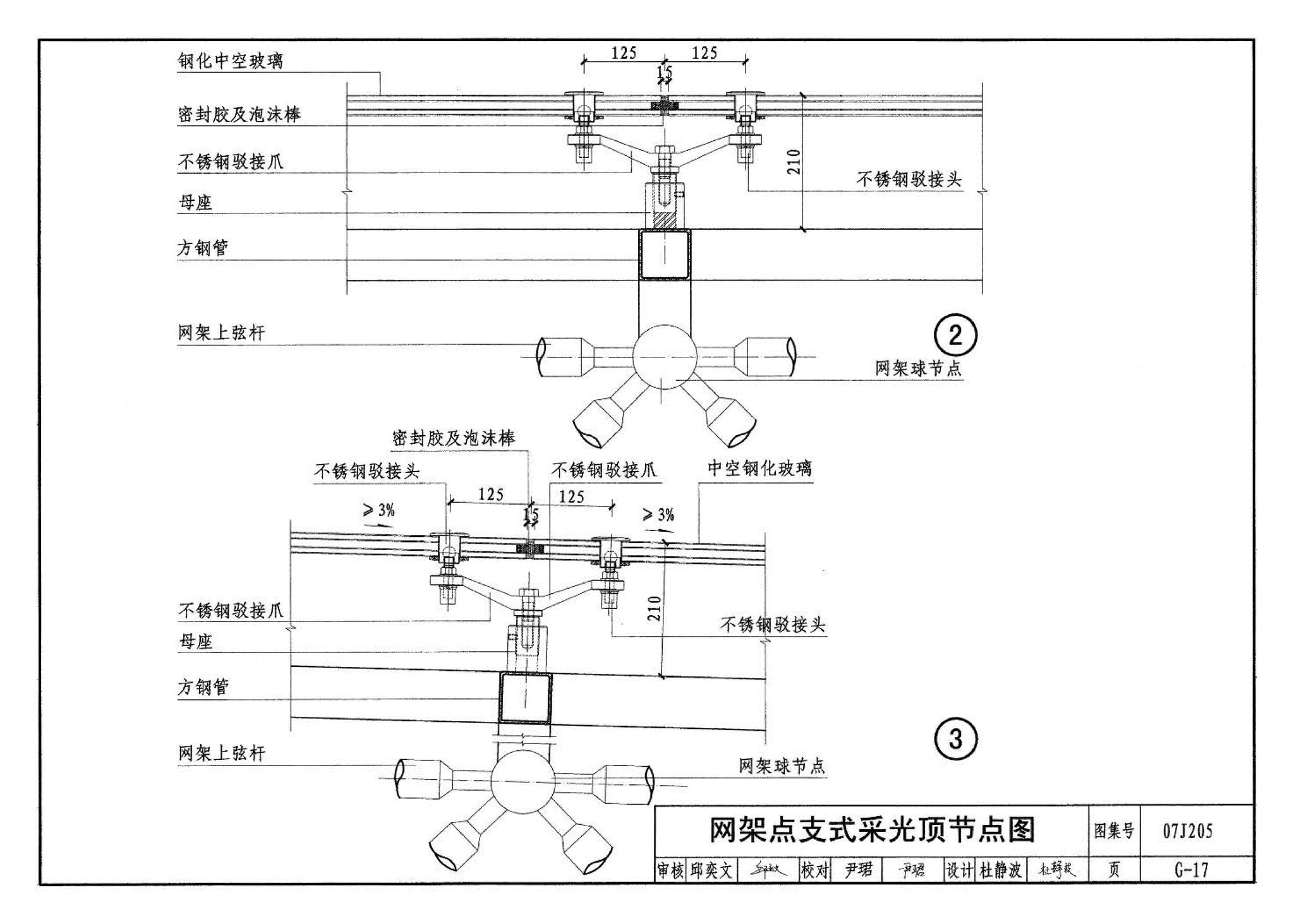 07J205--玻璃采光顶