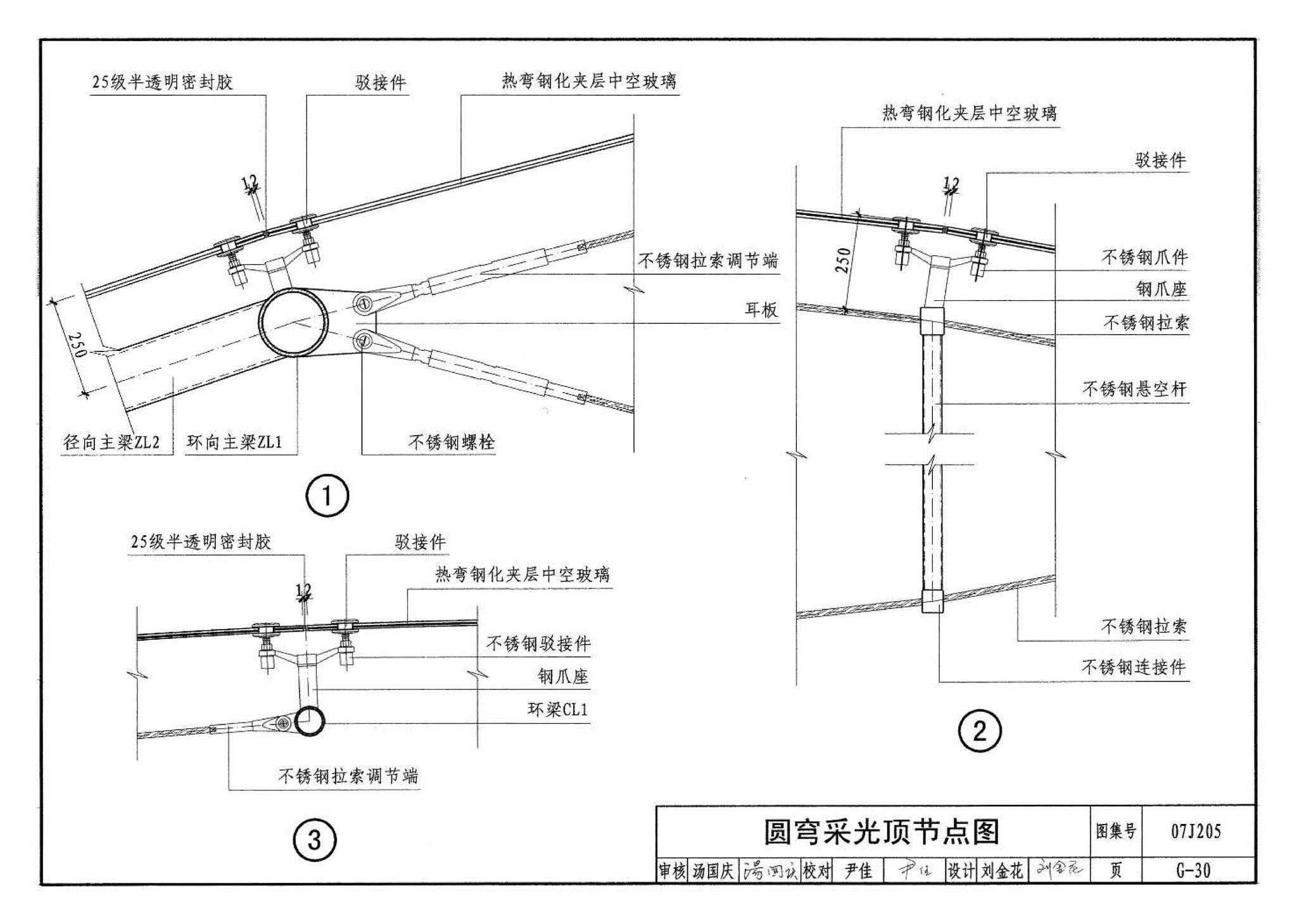 07J205--玻璃采光顶