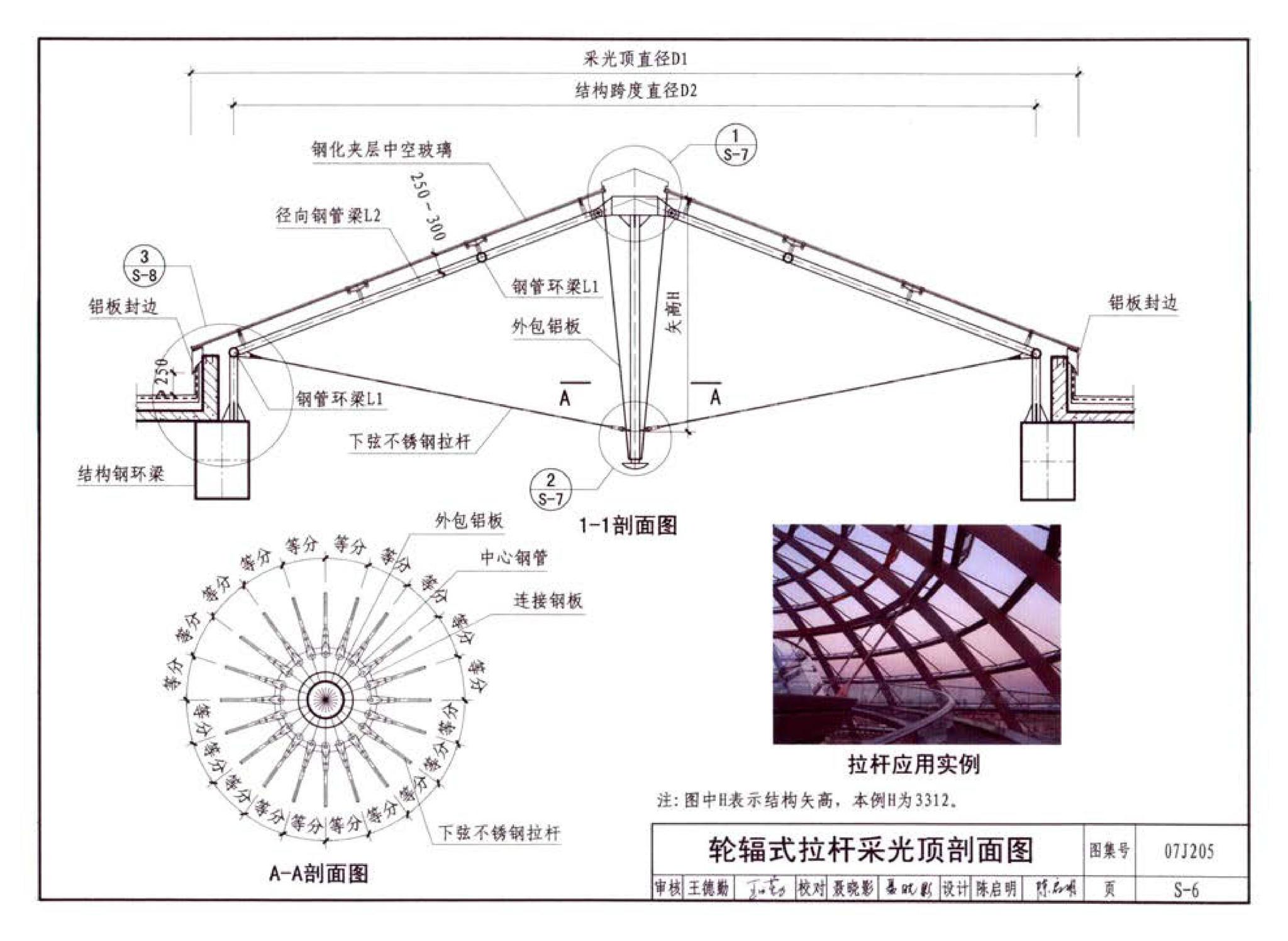 07J205--玻璃采光顶