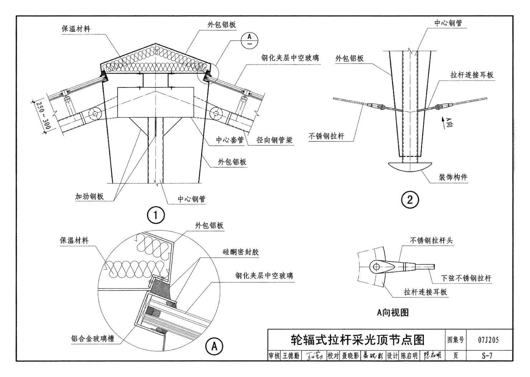 07J205--玻璃采光顶