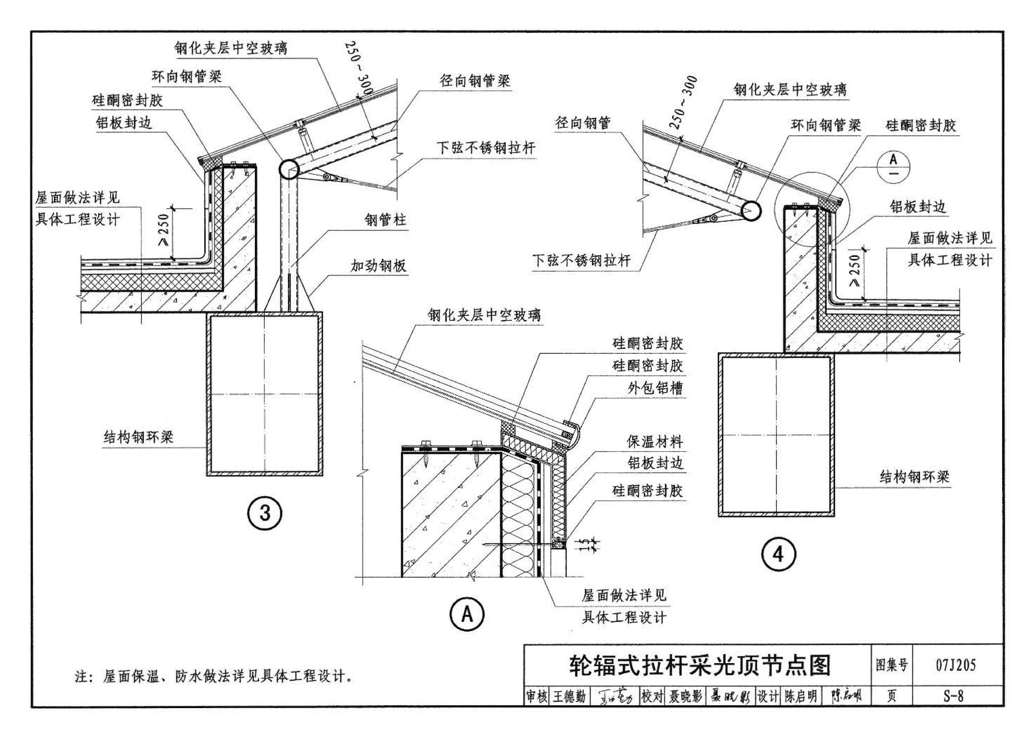 07J205--玻璃采光顶