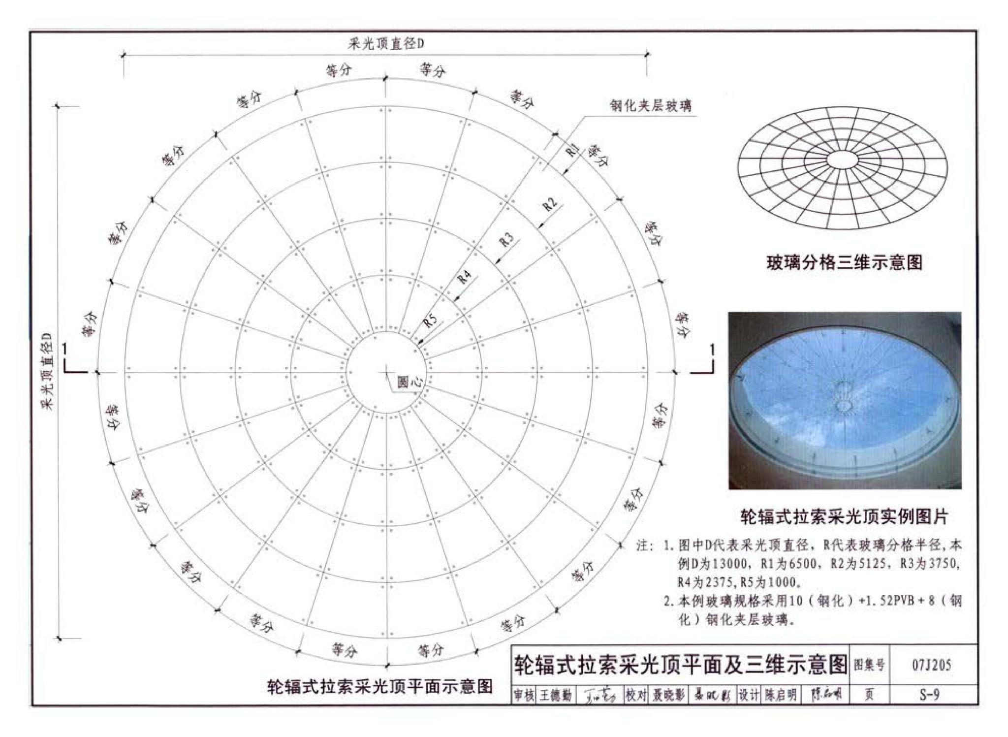 07J205--玻璃采光顶