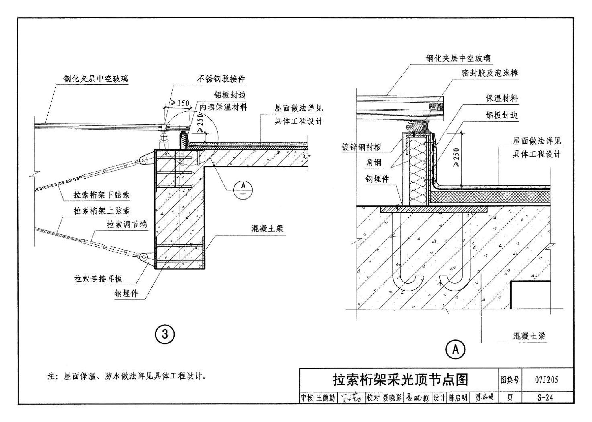 07J205--玻璃采光顶