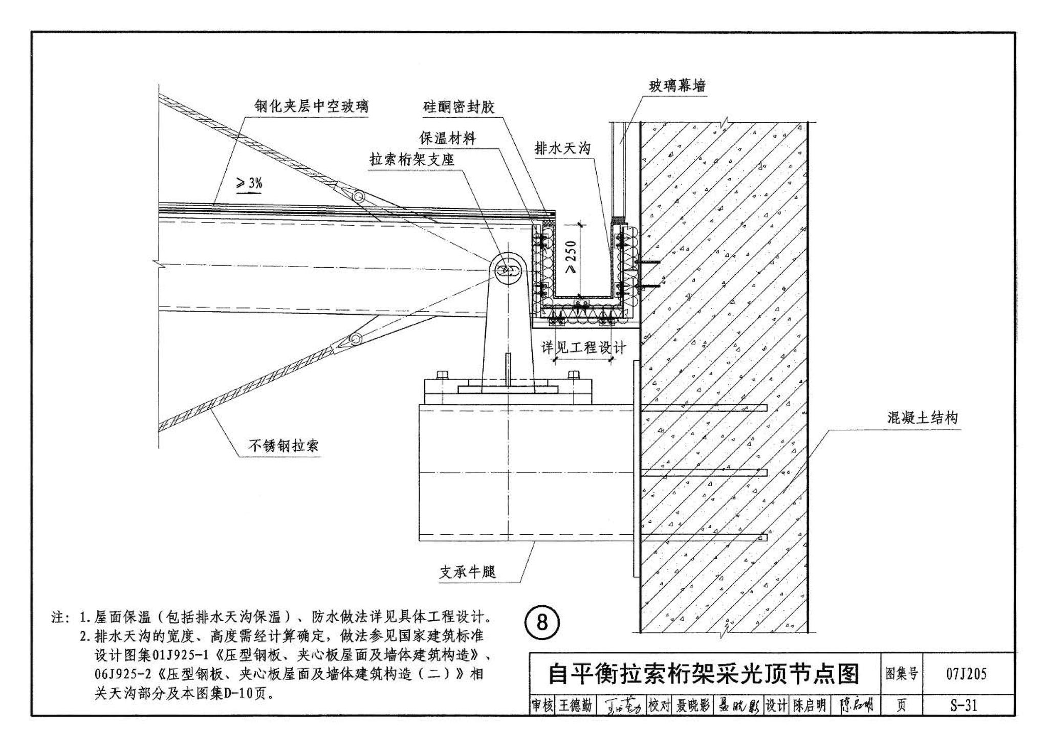 07J205--玻璃采光顶