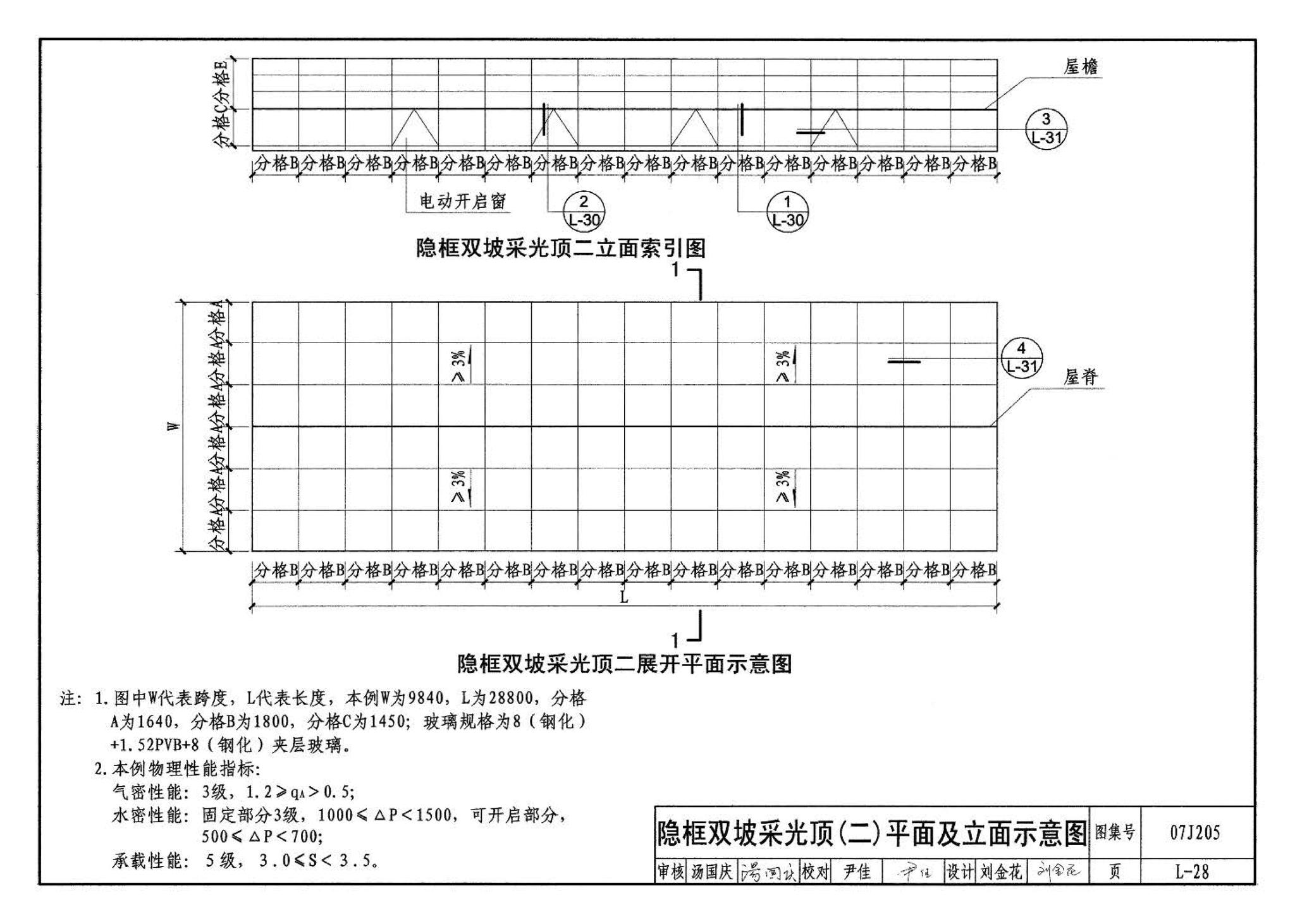 07J205--玻璃采光顶