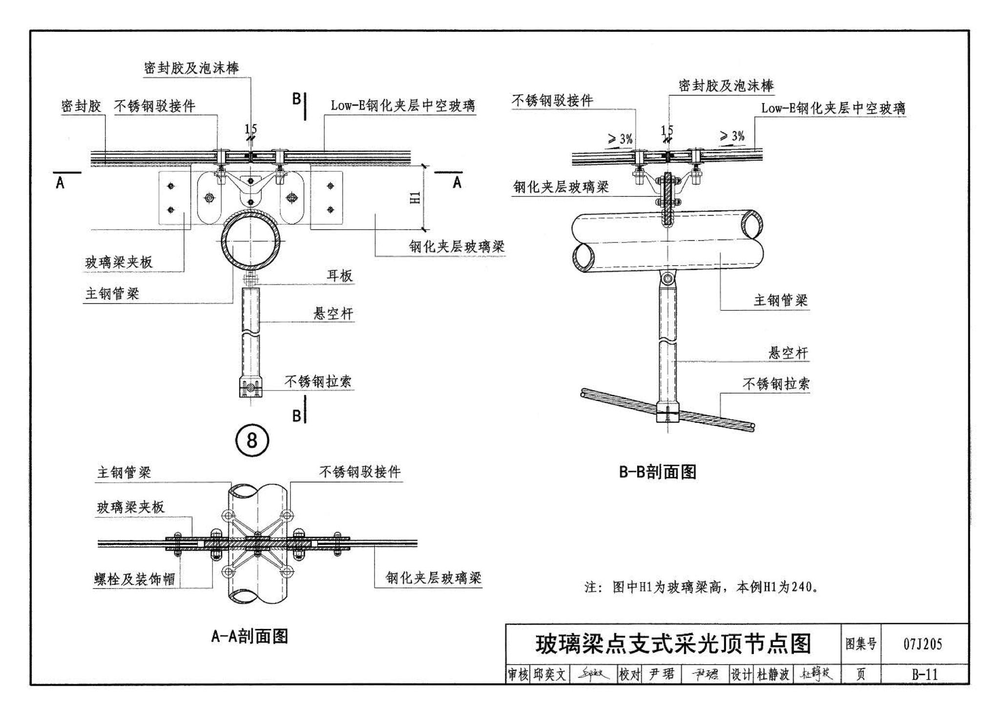 07J205--玻璃采光顶