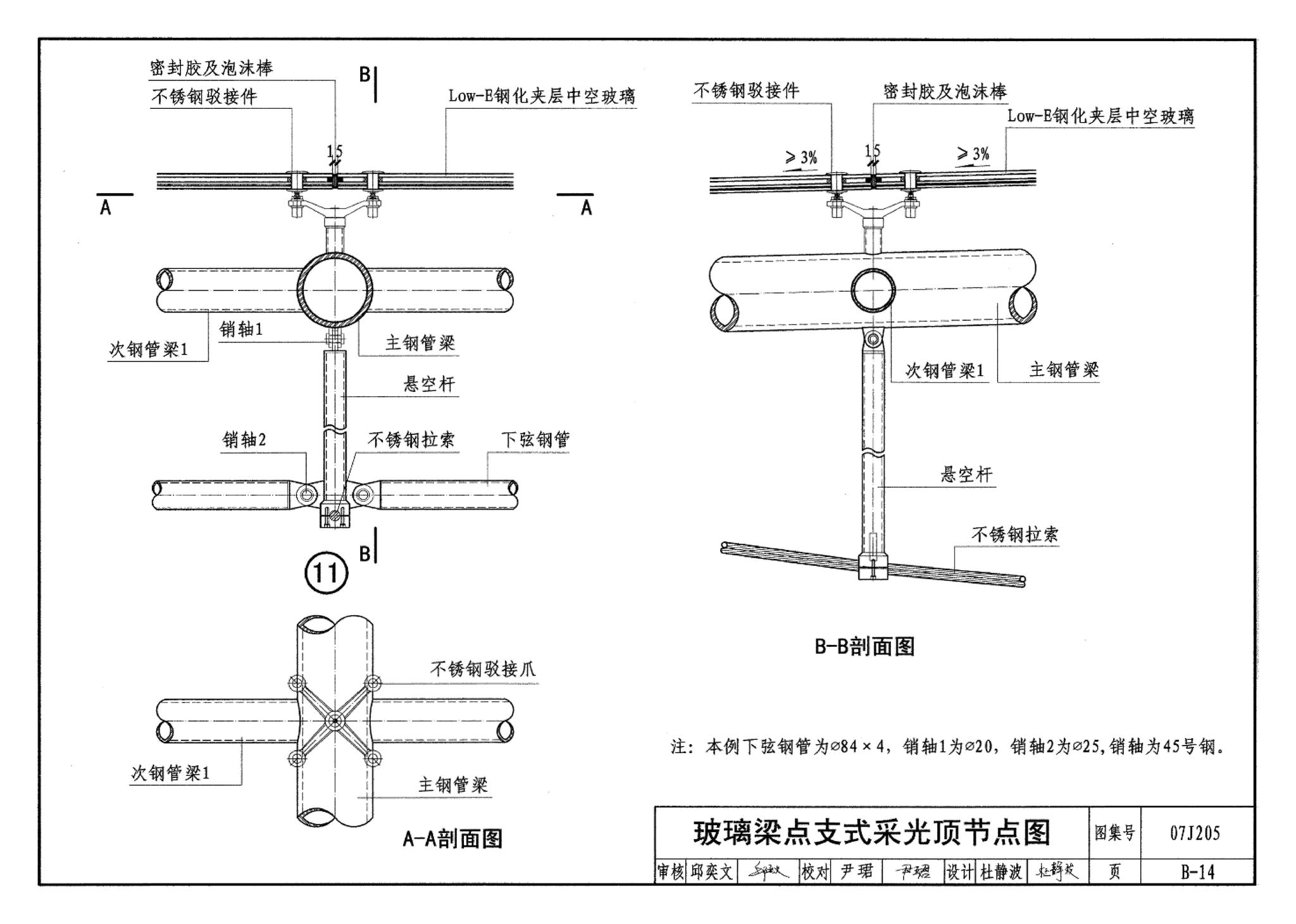 07J205--玻璃采光顶