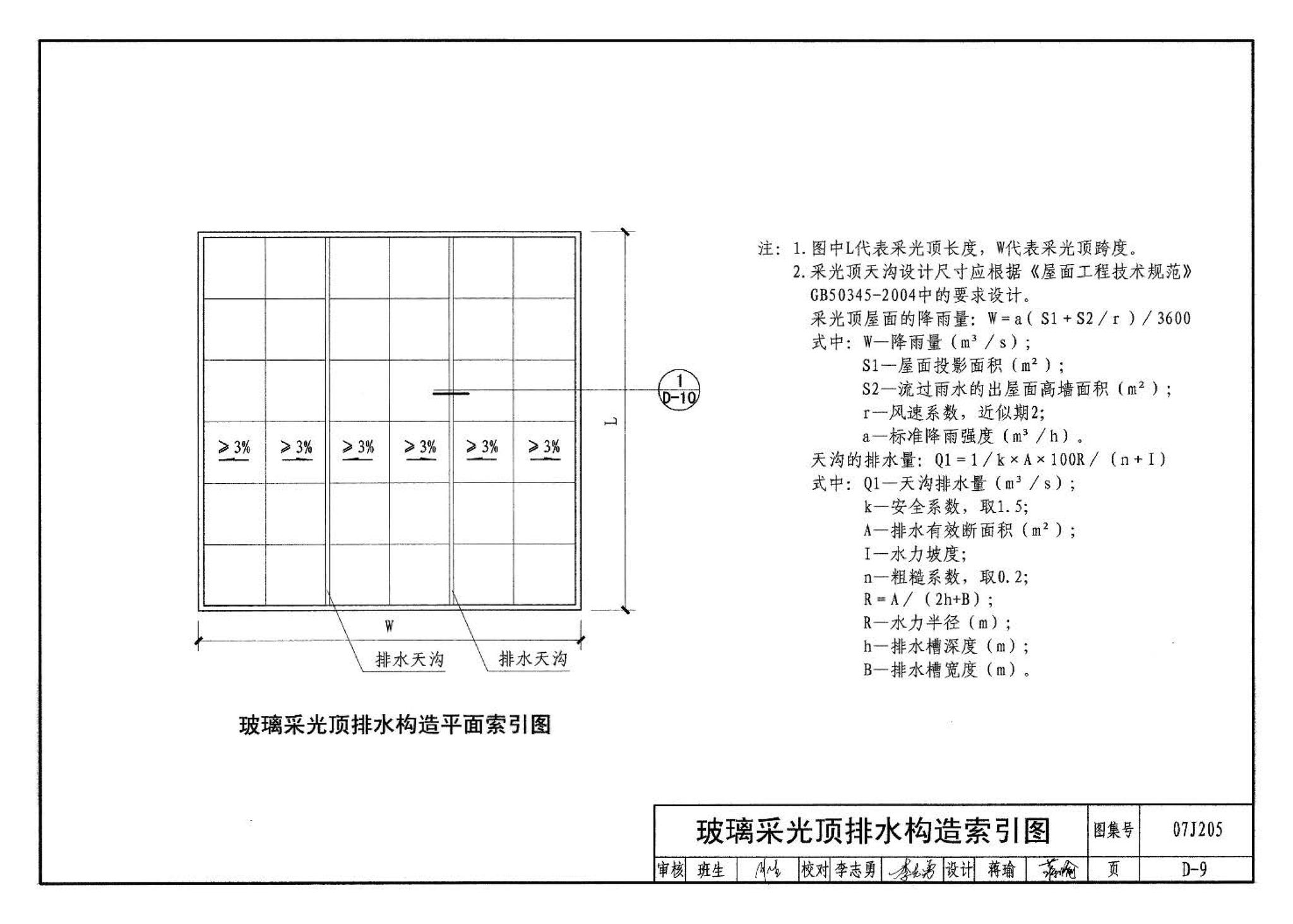 07J205--玻璃采光顶