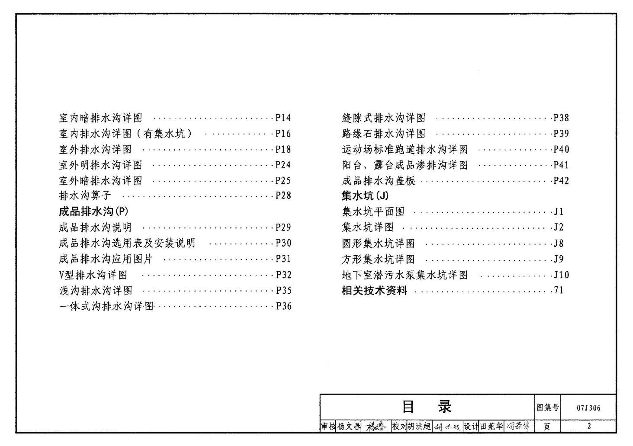 07J306--窗井、设备吊装口、排水沟、集水坑