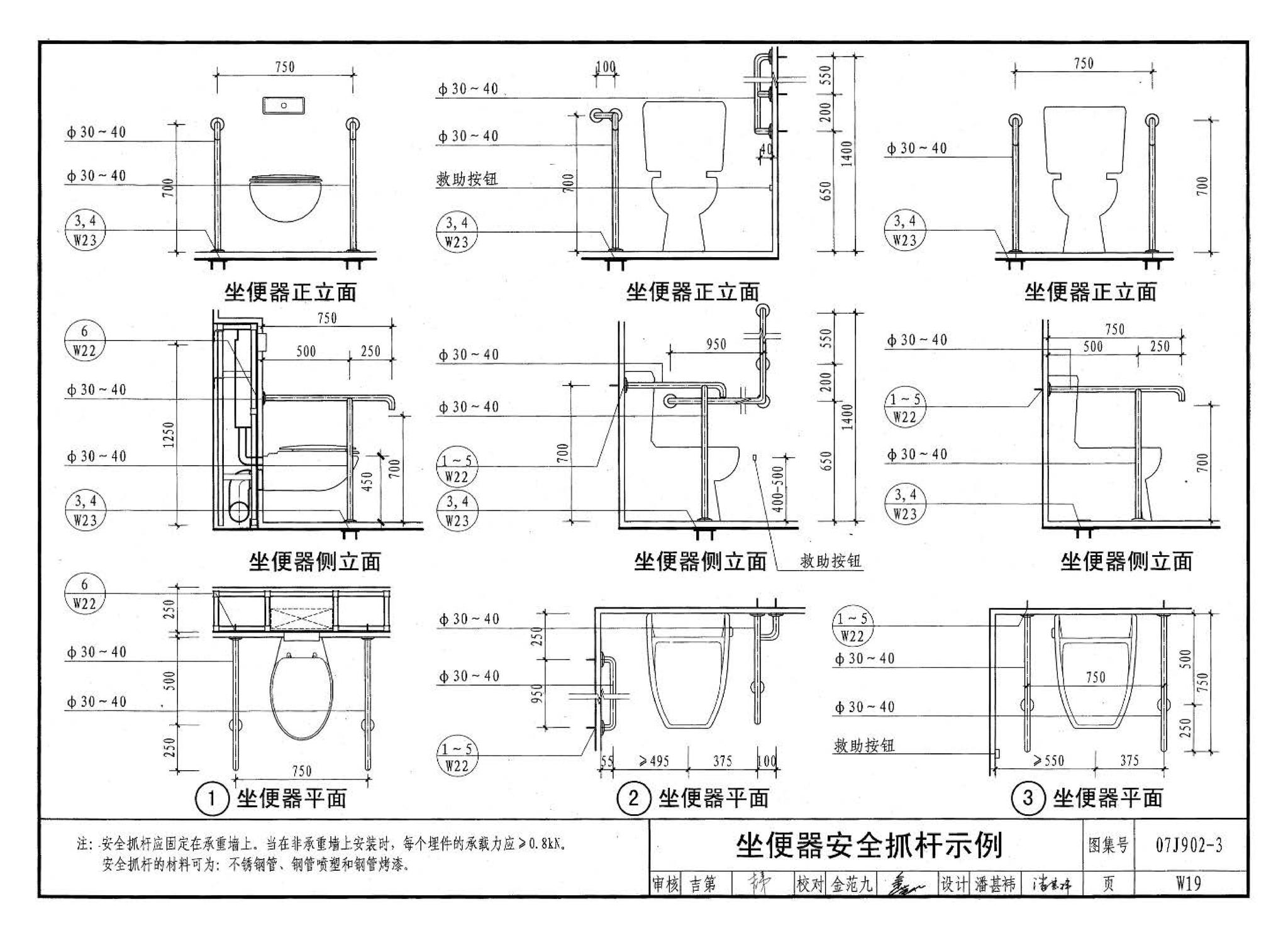 07J902-3--医疗建筑 卫生间、淋浴间、洗池