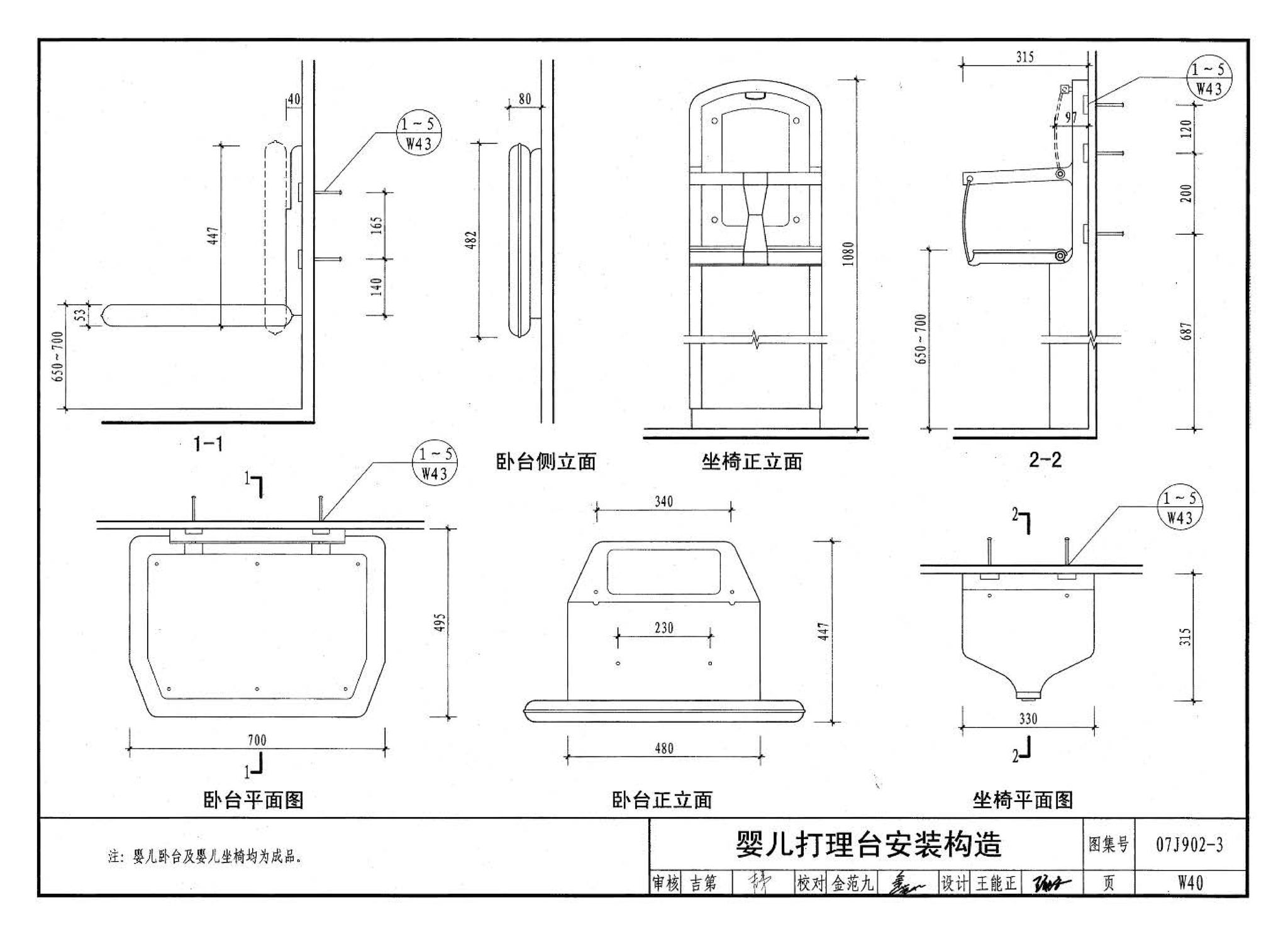 07J902-3--医疗建筑 卫生间、淋浴间、洗池