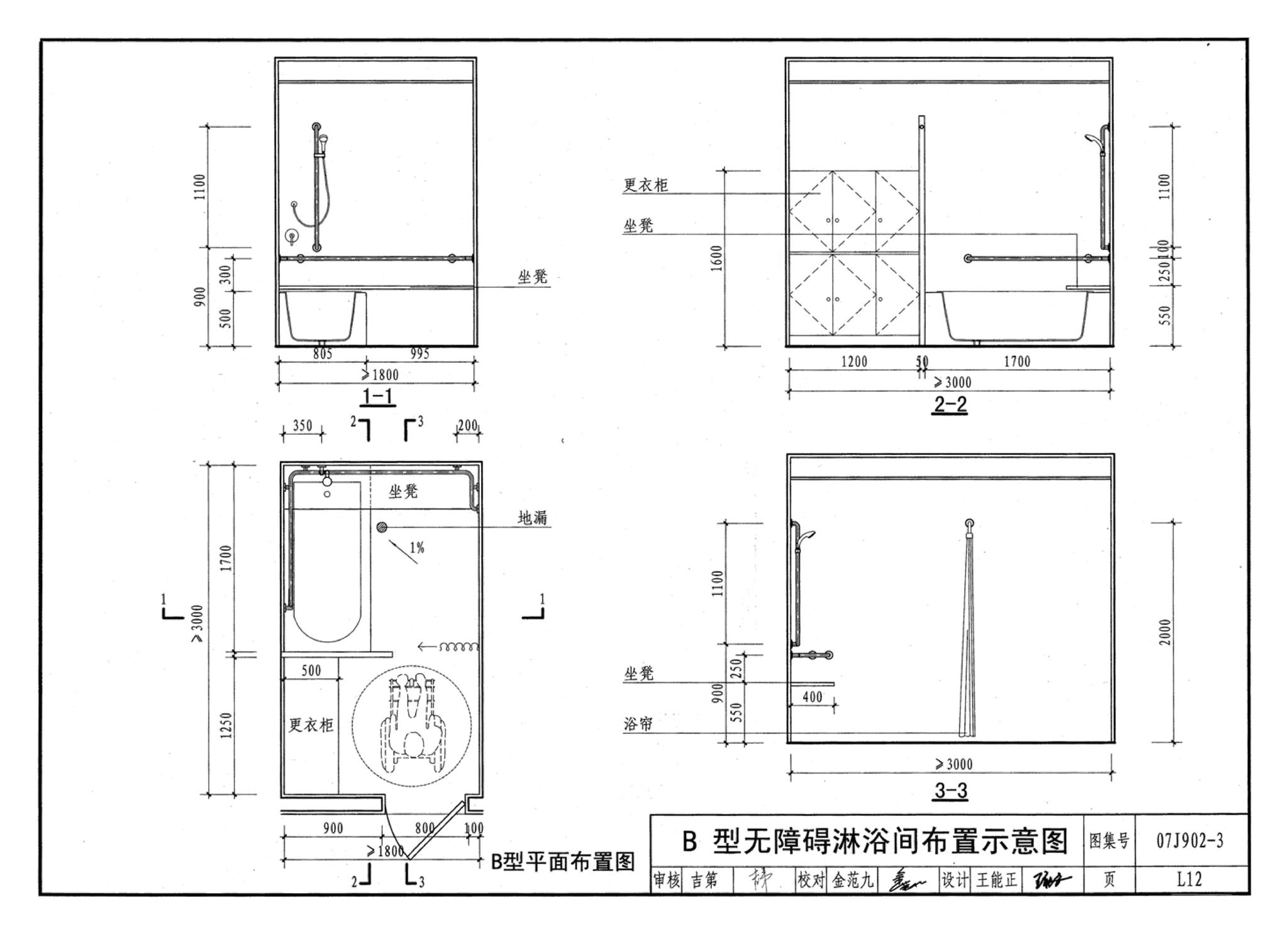 07J902-3--医疗建筑 卫生间、淋浴间、洗池