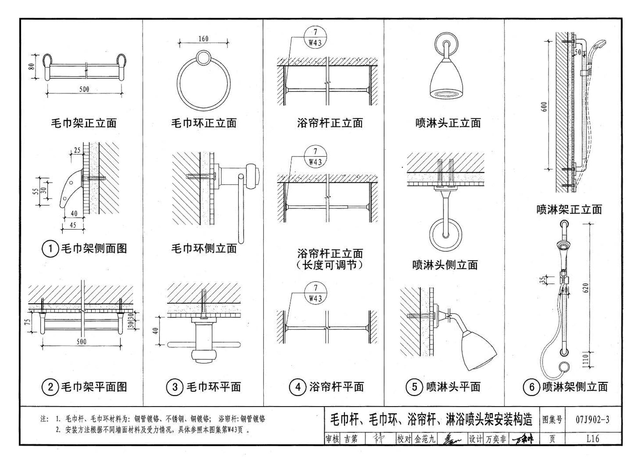 07J902-3--医疗建筑 卫生间、淋浴间、洗池