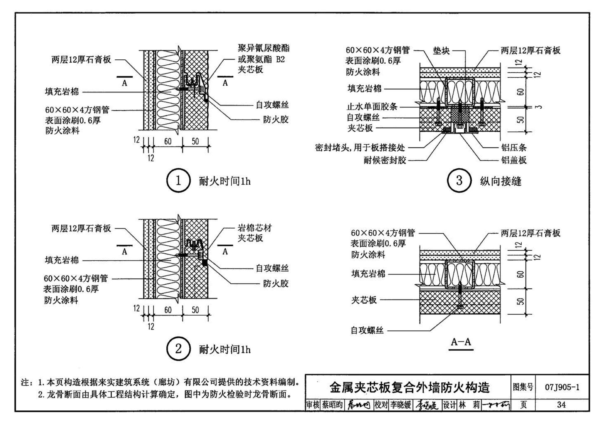 07J905-1--防火建筑构造（一）