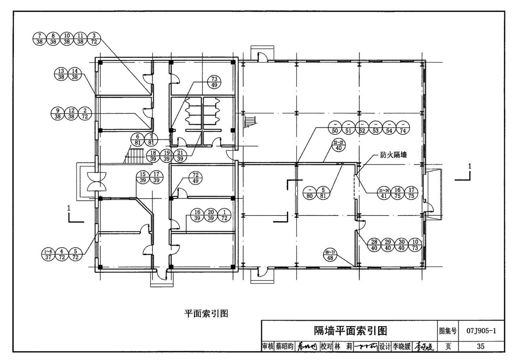 07J905-1--防火建筑构造（一）