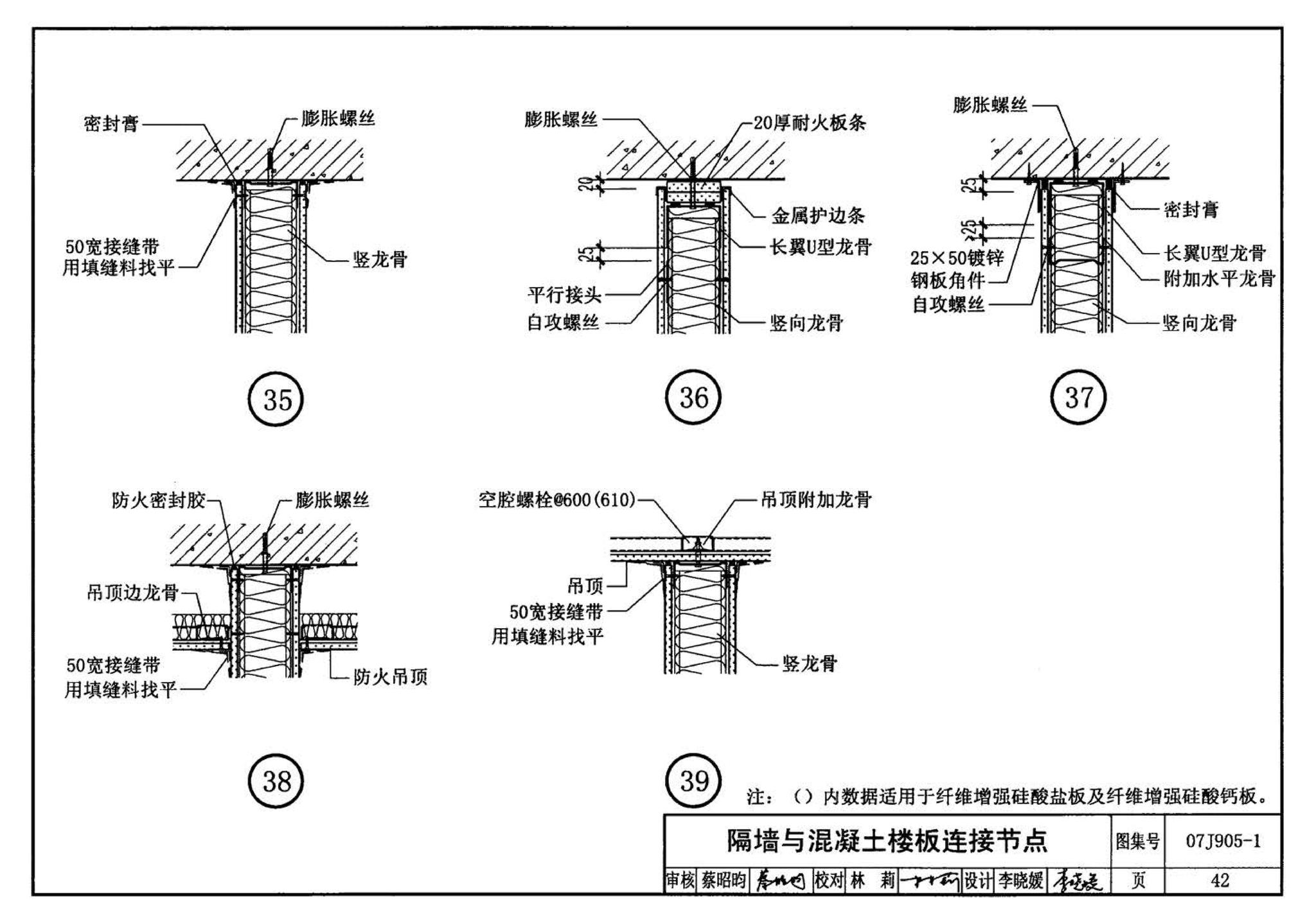 07J905-1--防火建筑构造（一）