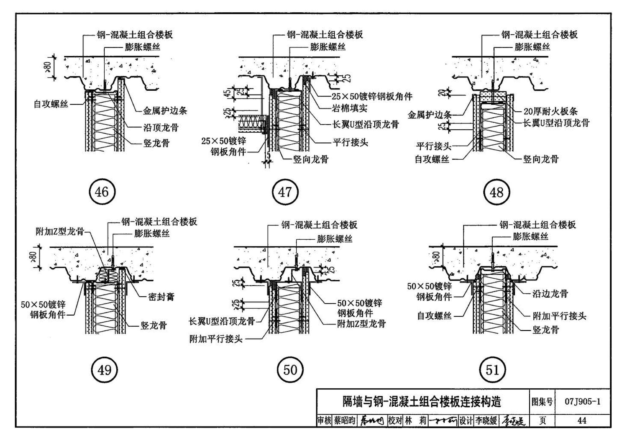 07J905-1--防火建筑构造（一）