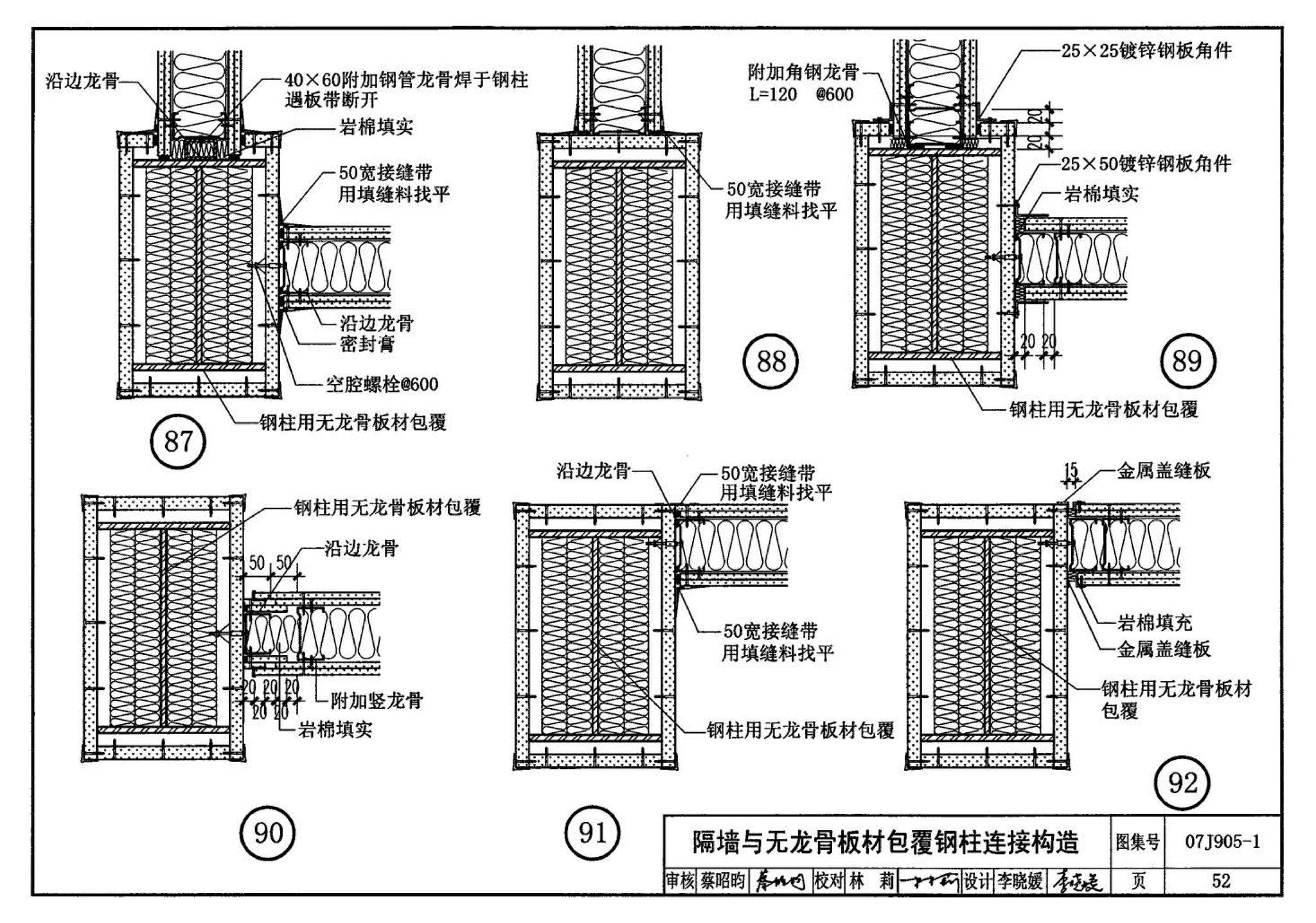 07J905-1--防火建筑构造（一）