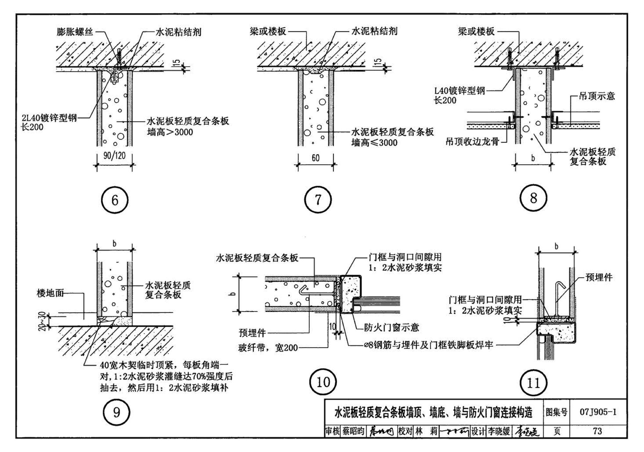 07J905-1--防火建筑构造（一）