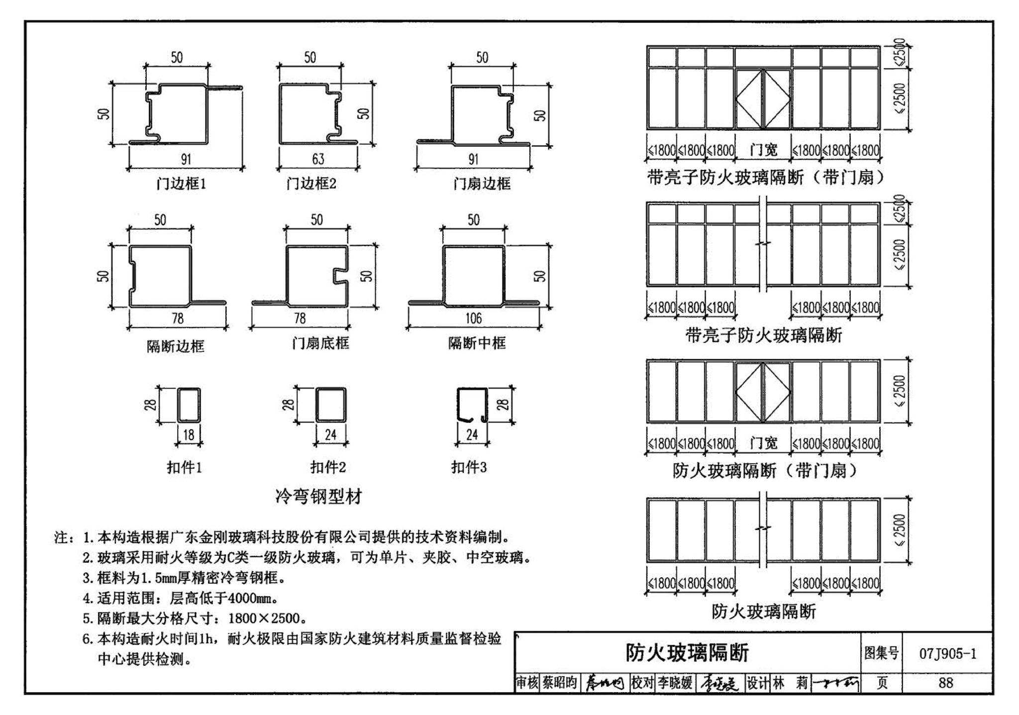 07J905-1--防火建筑构造（一）