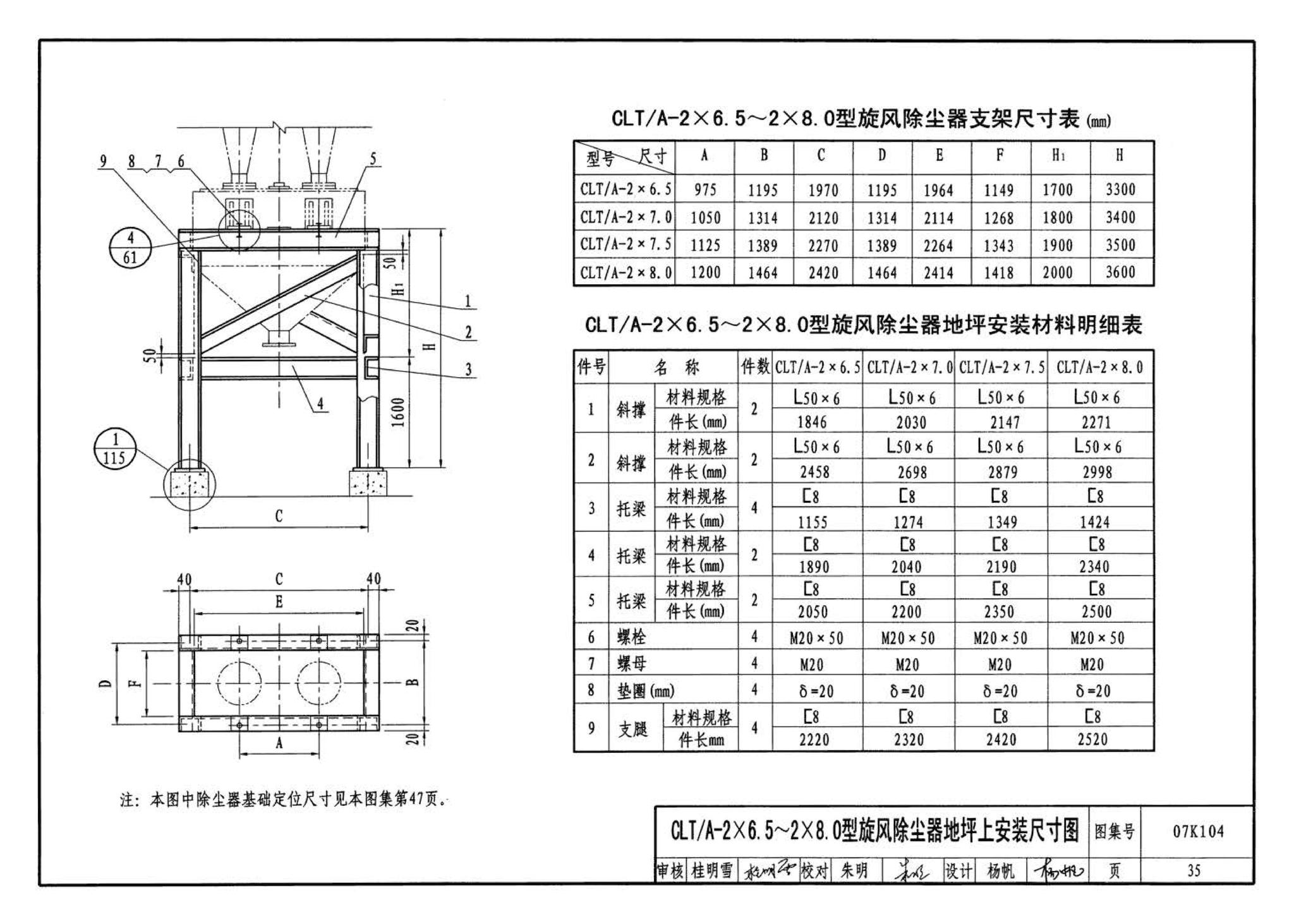 07K104--除尘设备选用与安装