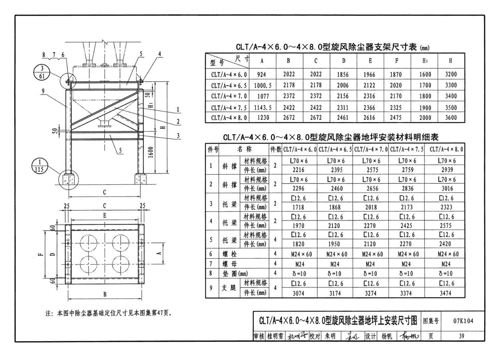 07K104--除尘设备选用与安装