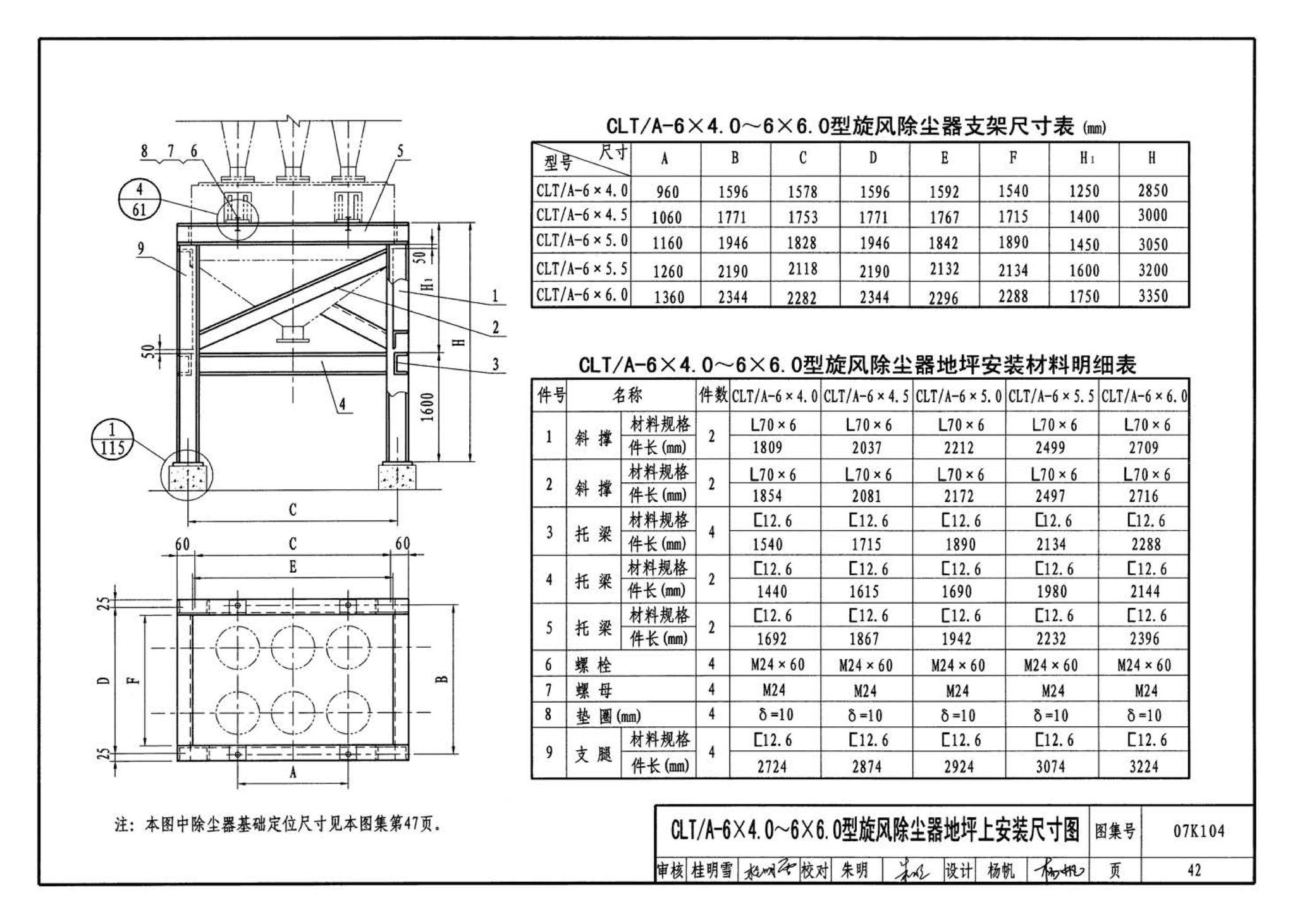 07K104--除尘设备选用与安装