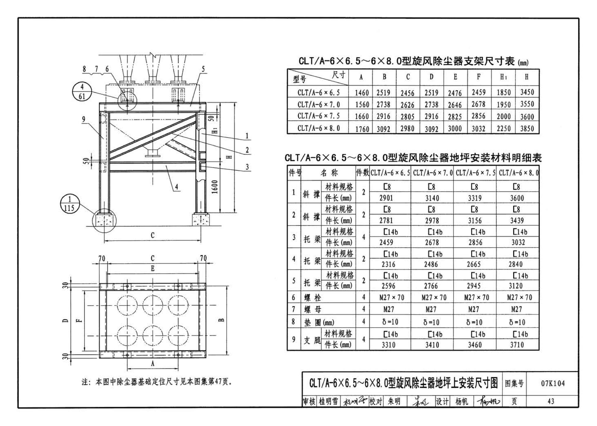 07K104--除尘设备选用与安装