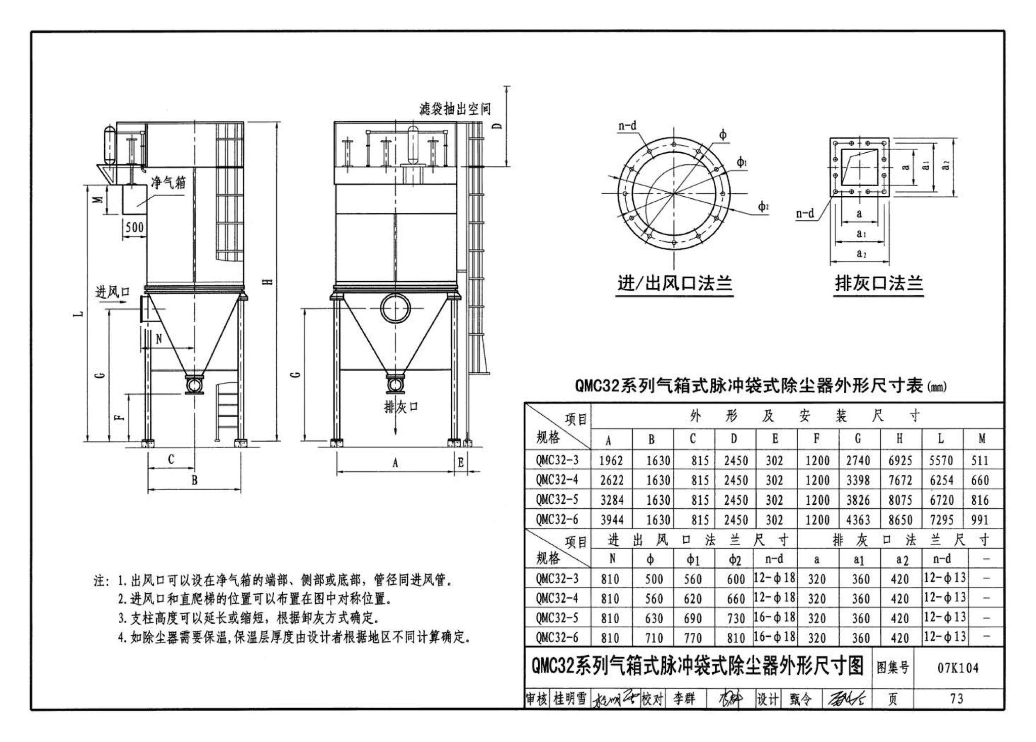 07K104--除尘设备选用与安装