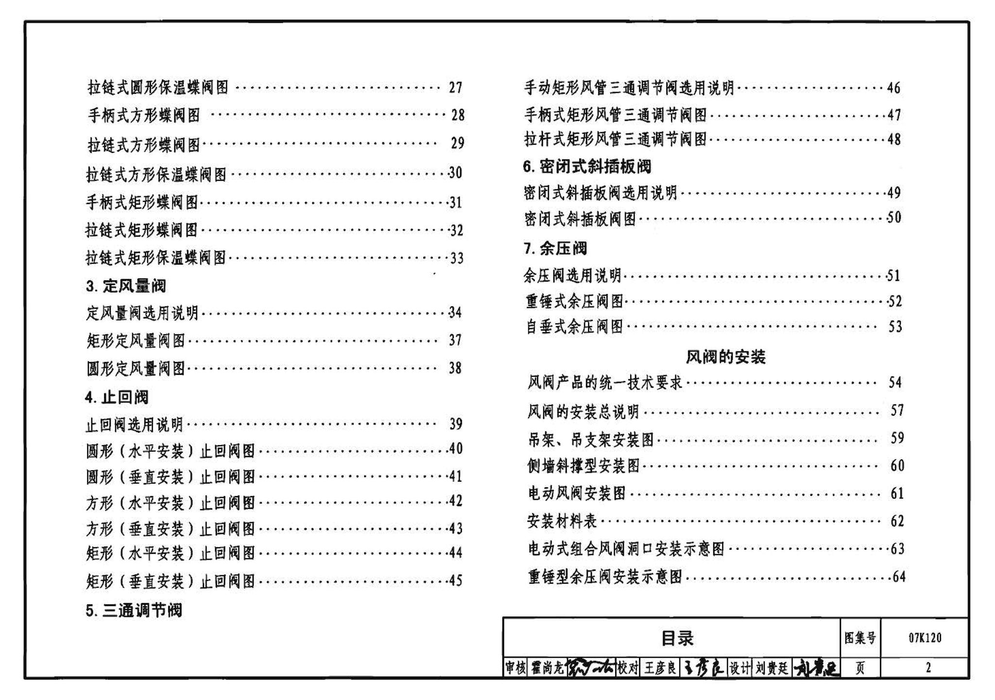 07K120--风阀选用与安装