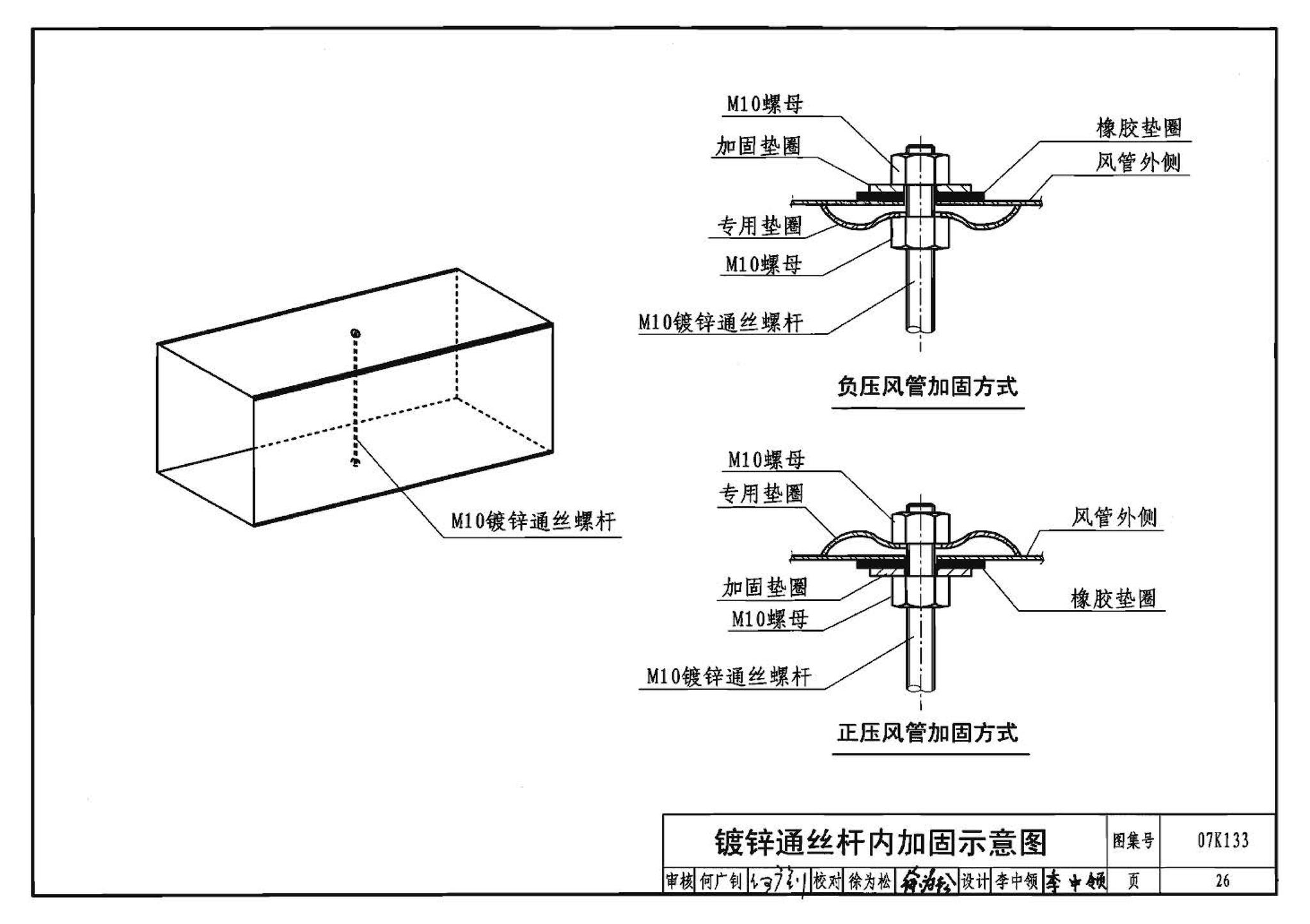 07K133--薄钢板法兰风管制作与安装