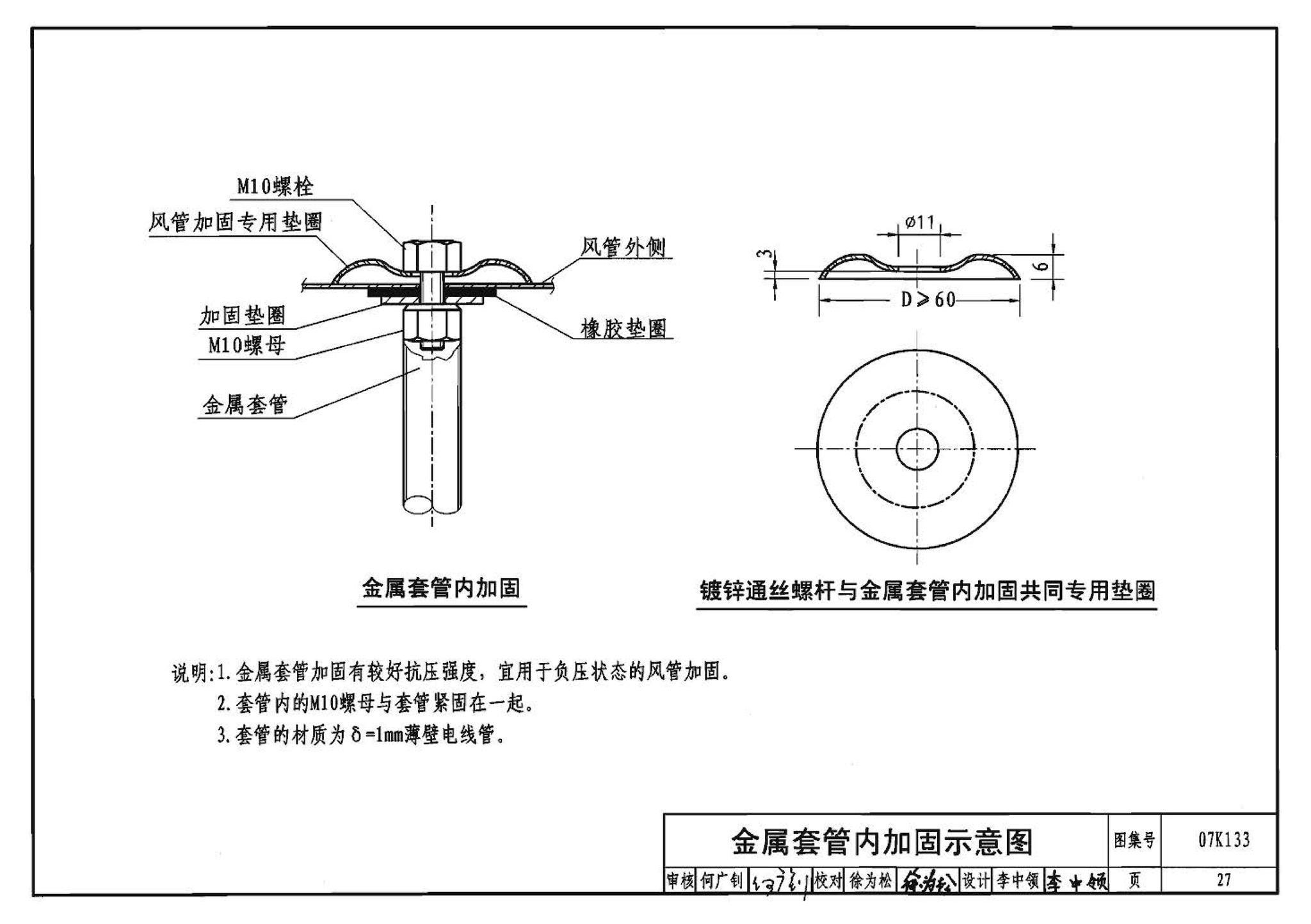 07K133--薄钢板法兰风管制作与安装