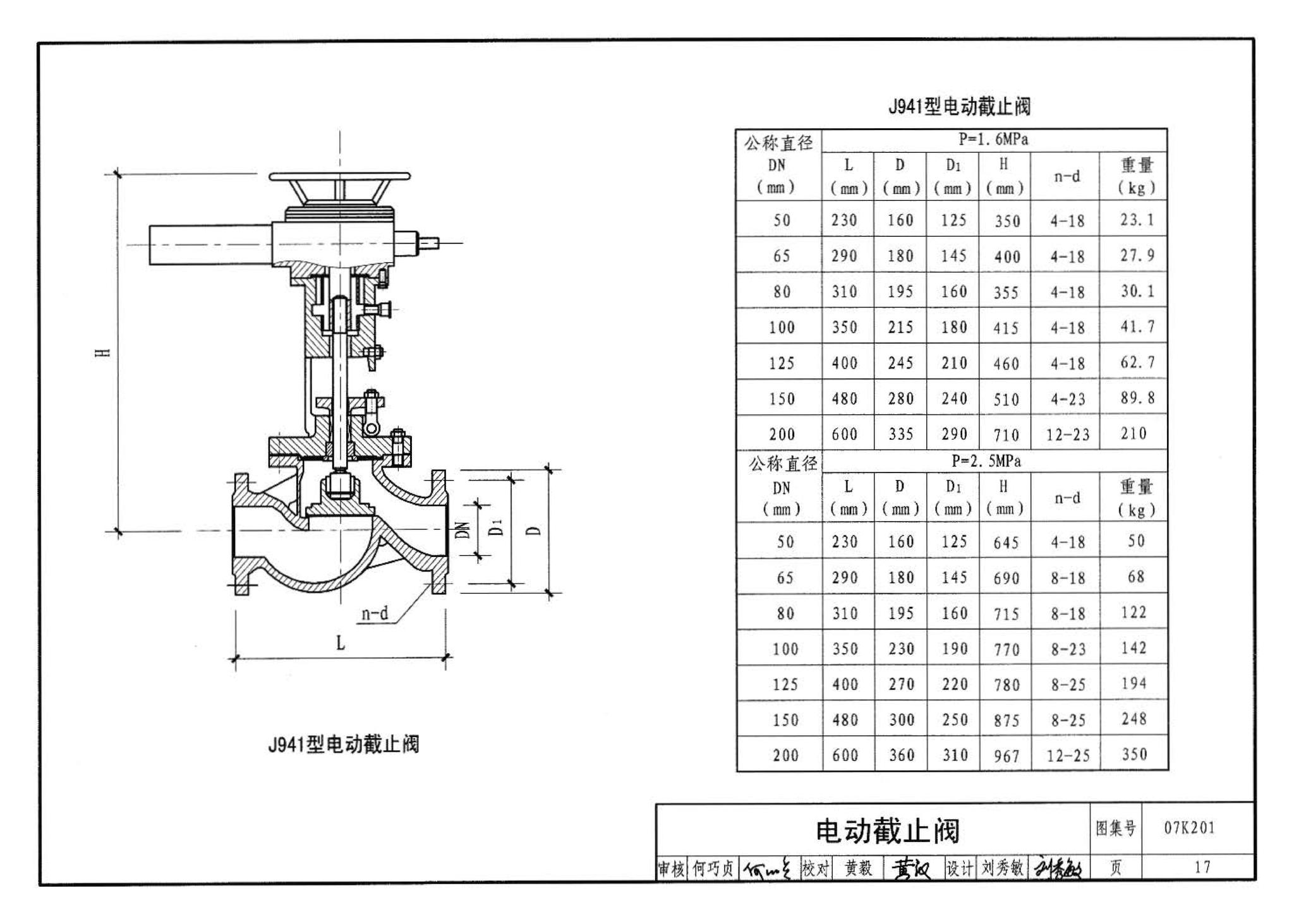 07K201--管道阀门选用与安装