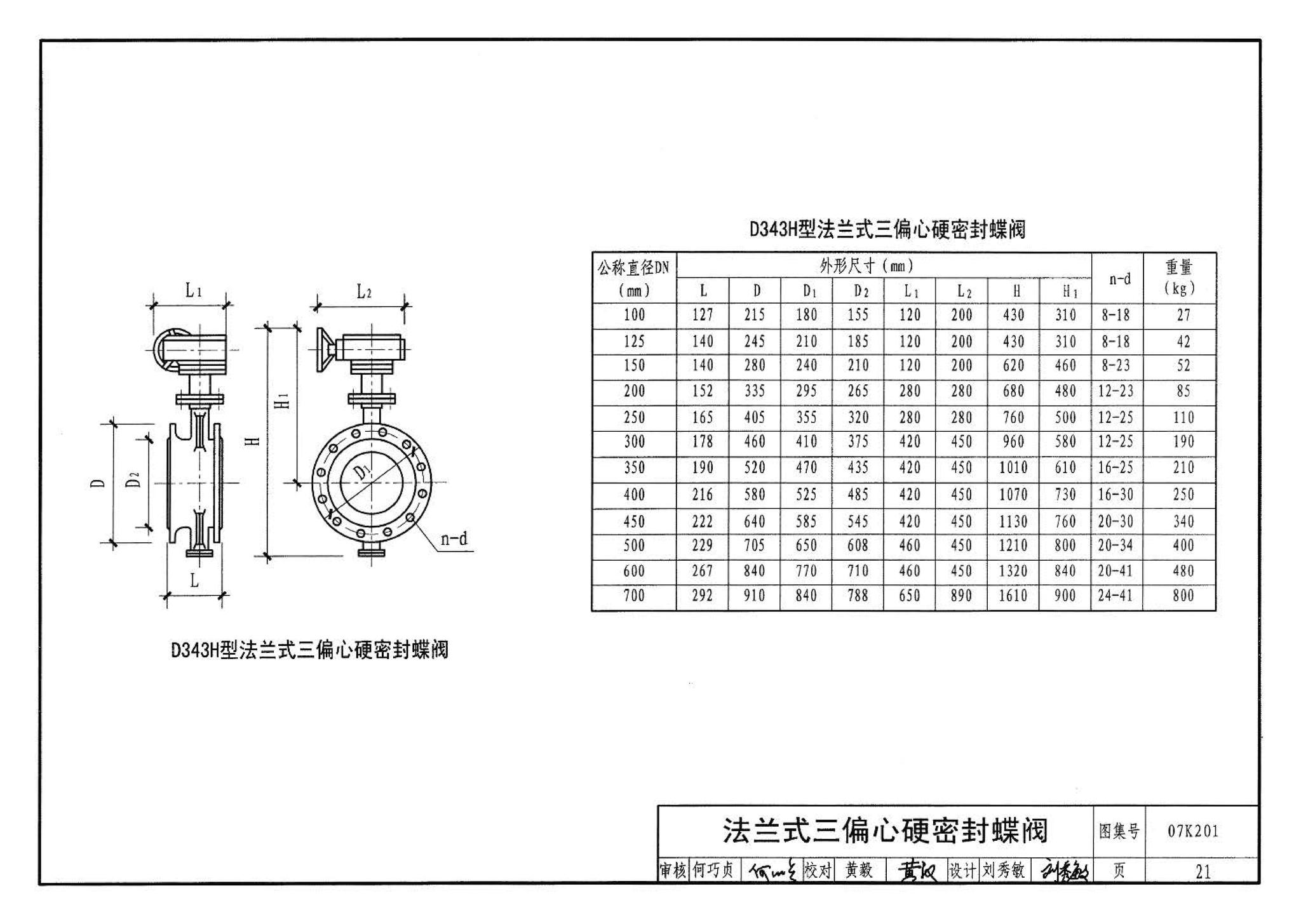 07K201--管道阀门选用与安装