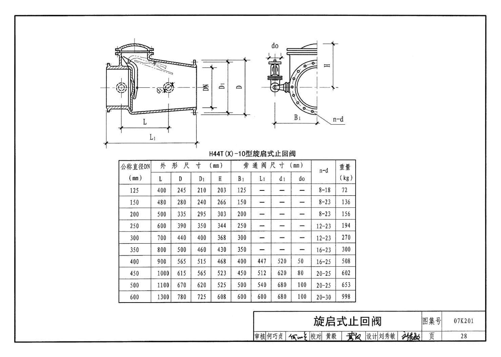 07K201--管道阀门选用与安装