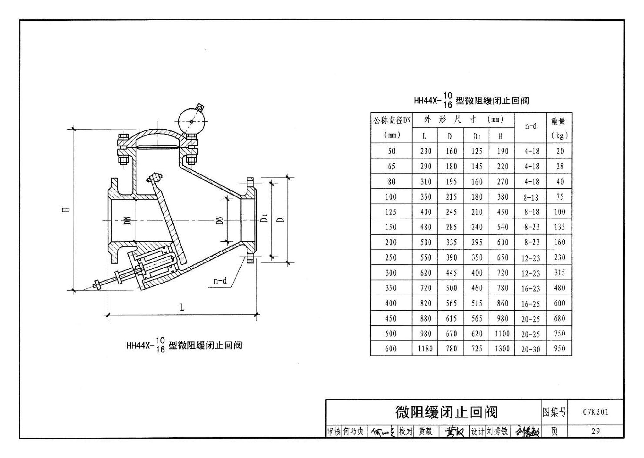 07K201--管道阀门选用与安装