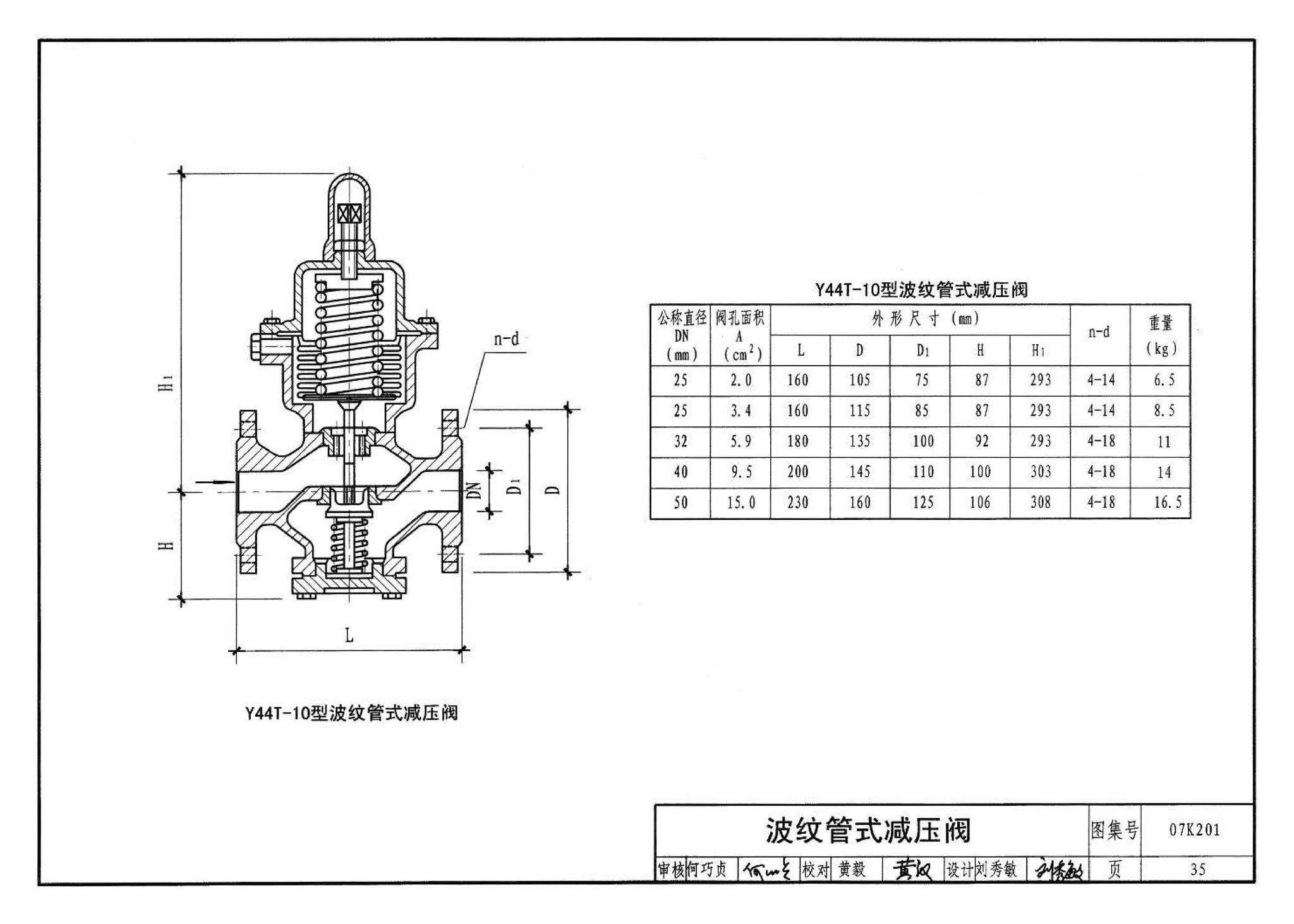 07K201--管道阀门选用与安装