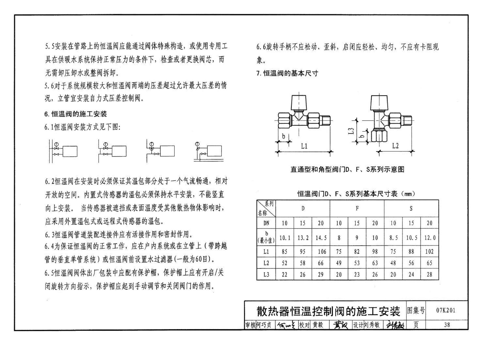 07K201--管道阀门选用与安装