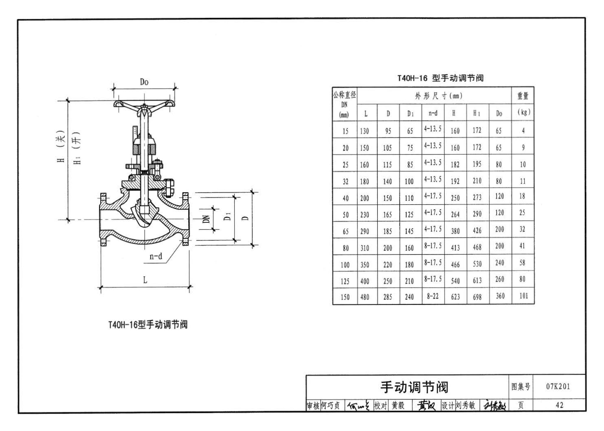 07K201--管道阀门选用与安装