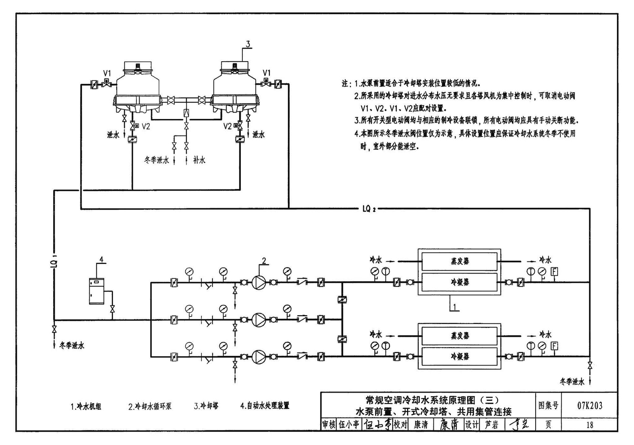 07K203--建筑空调循环冷却水系统设计与安装