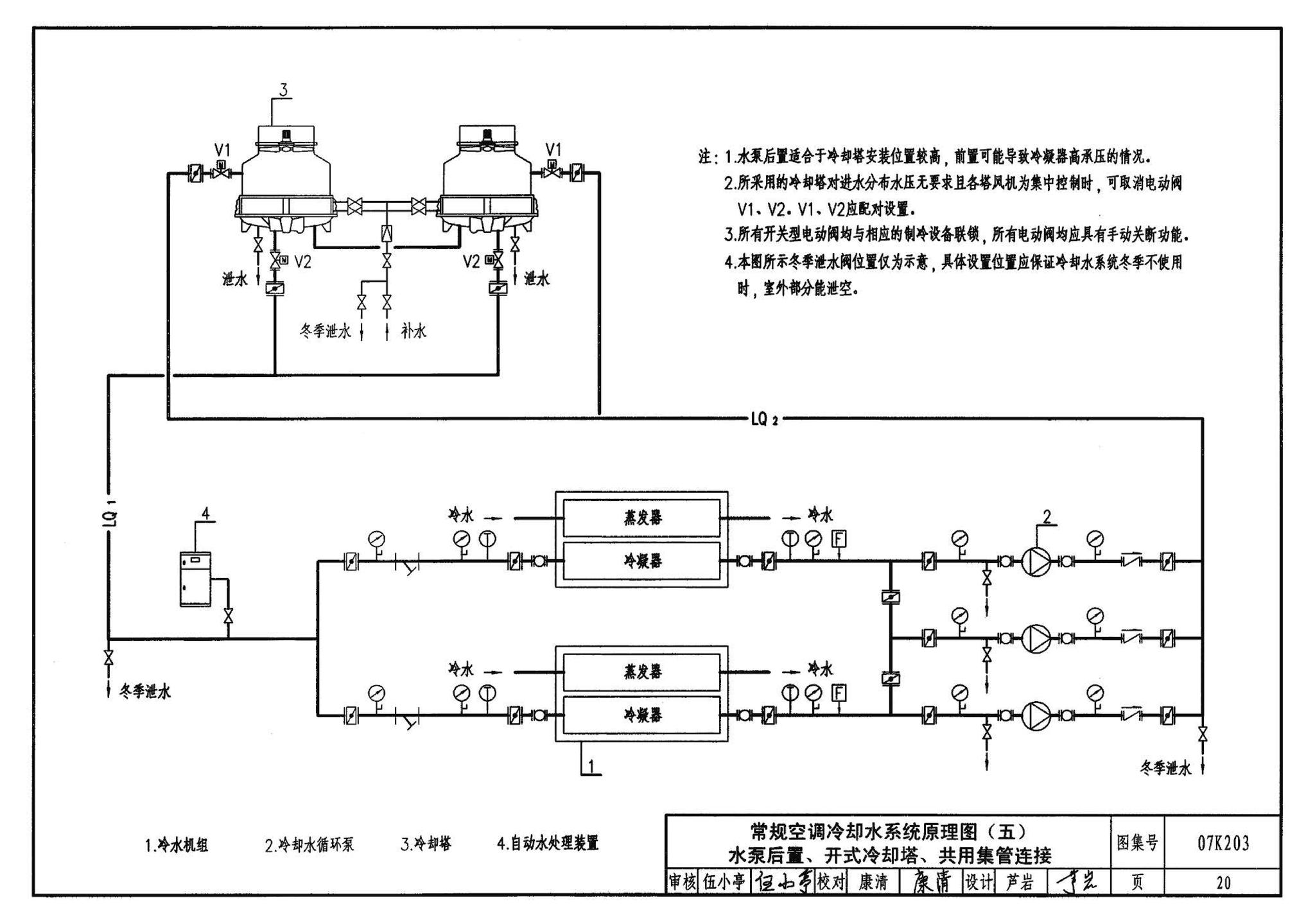 07K203--建筑空调循环冷却水系统设计与安装