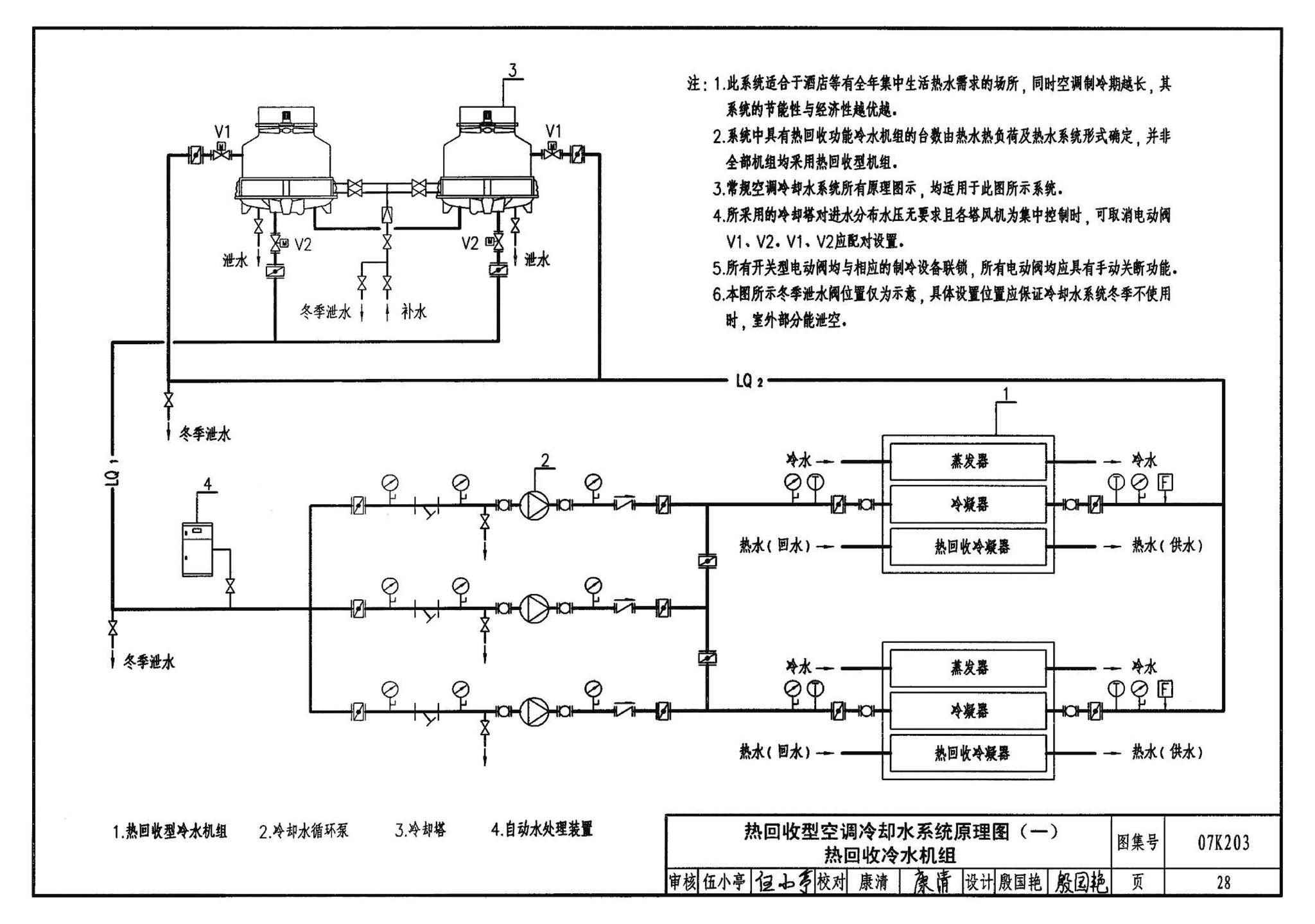 07K203--建筑空调循环冷却水系统设计与安装