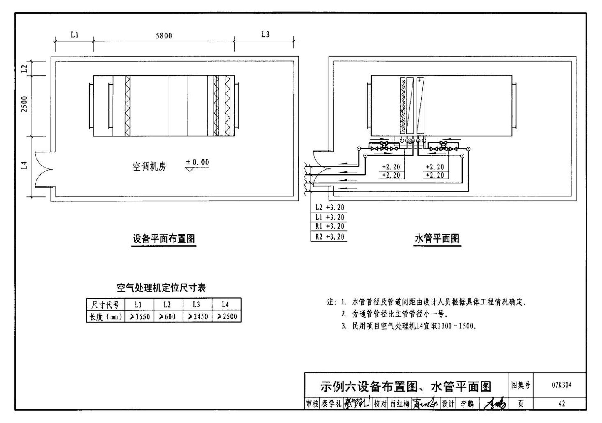 07K304--空调机房设计与安装