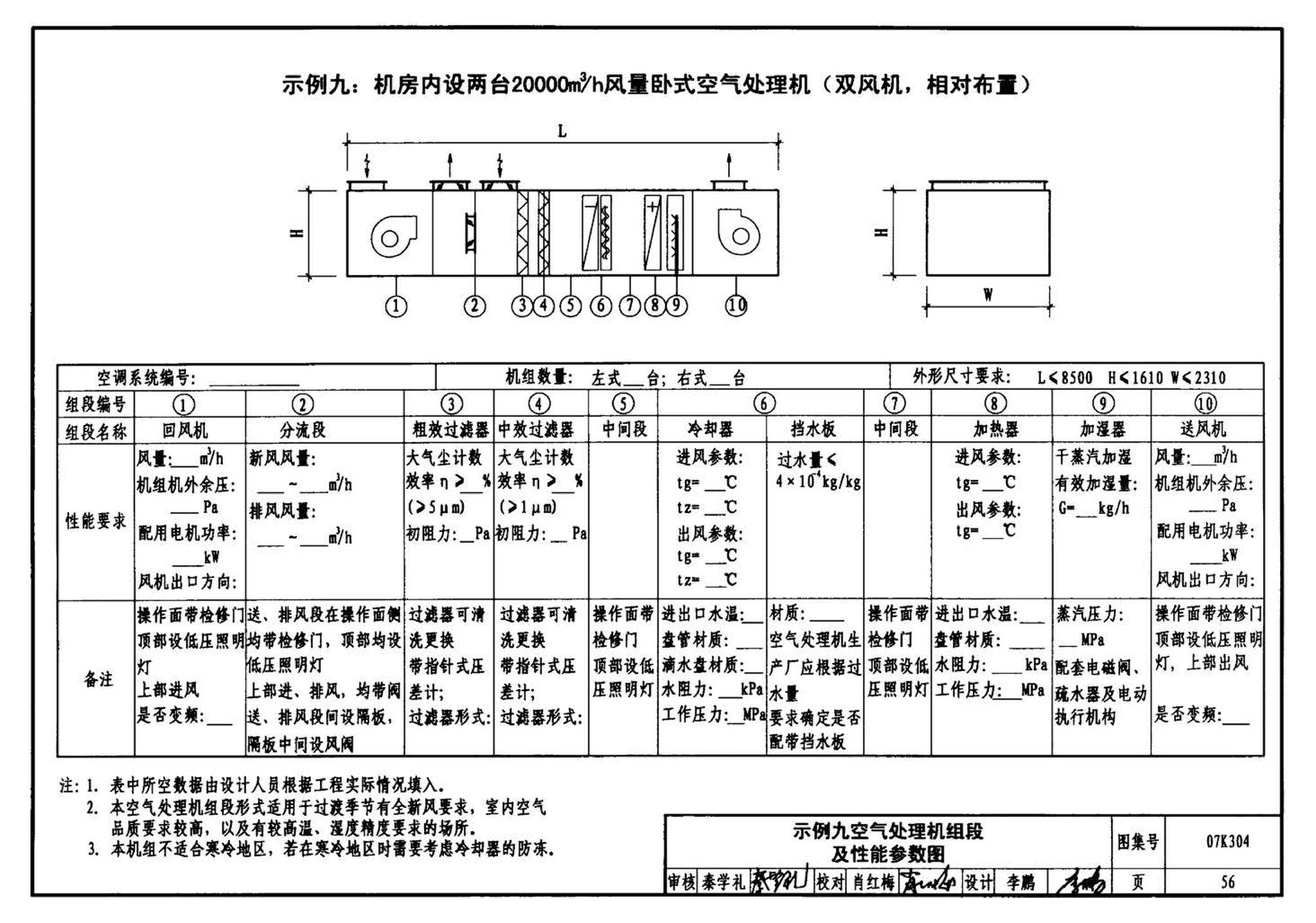 07K304--空调机房设计与安装