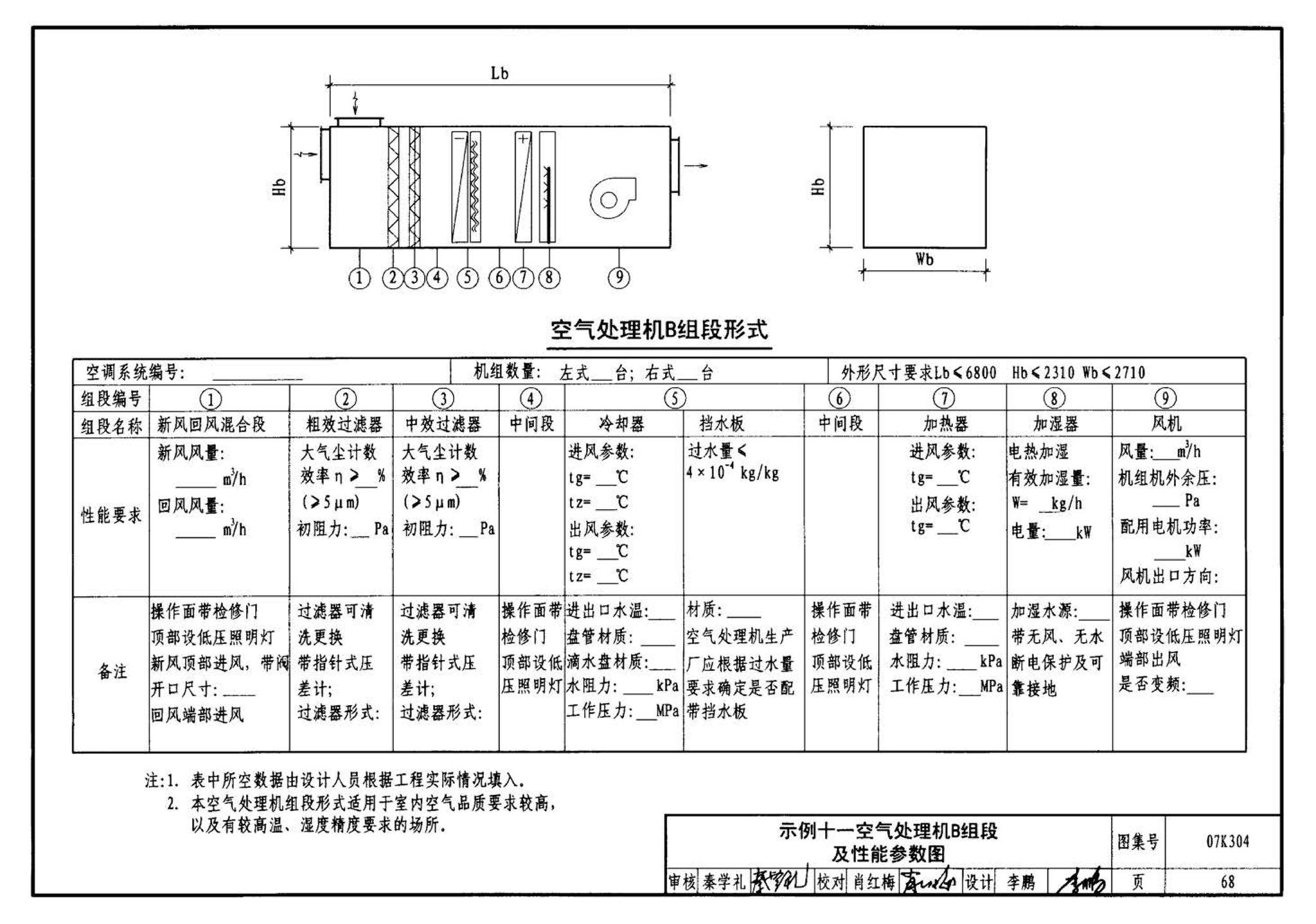 07K304--空调机房设计与安装