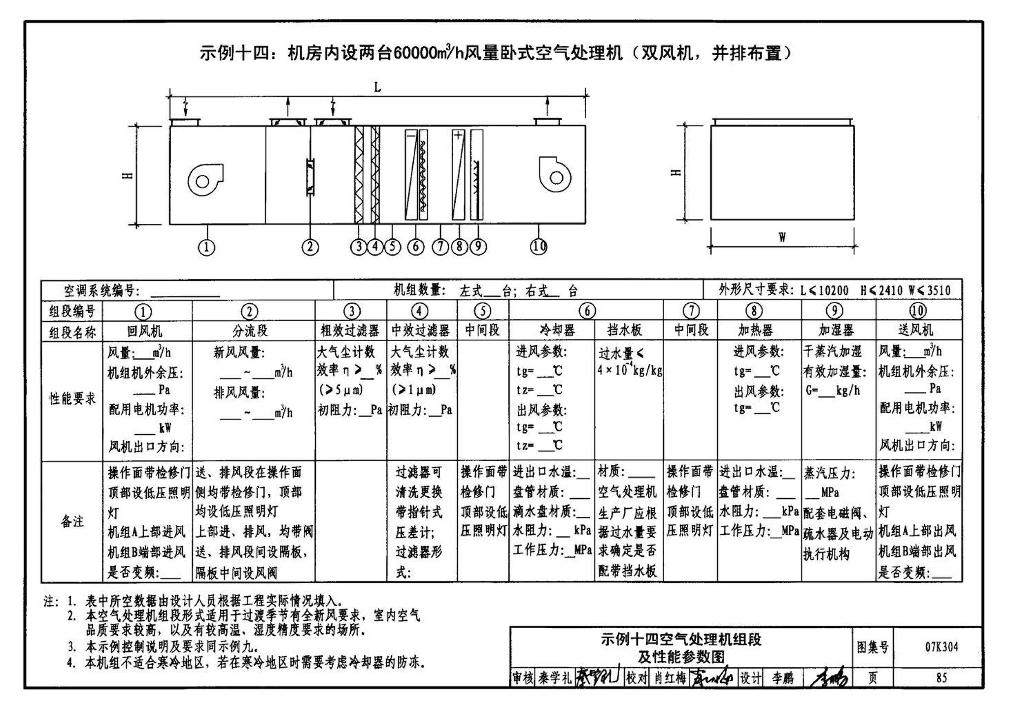 07K304--空调机房设计与安装